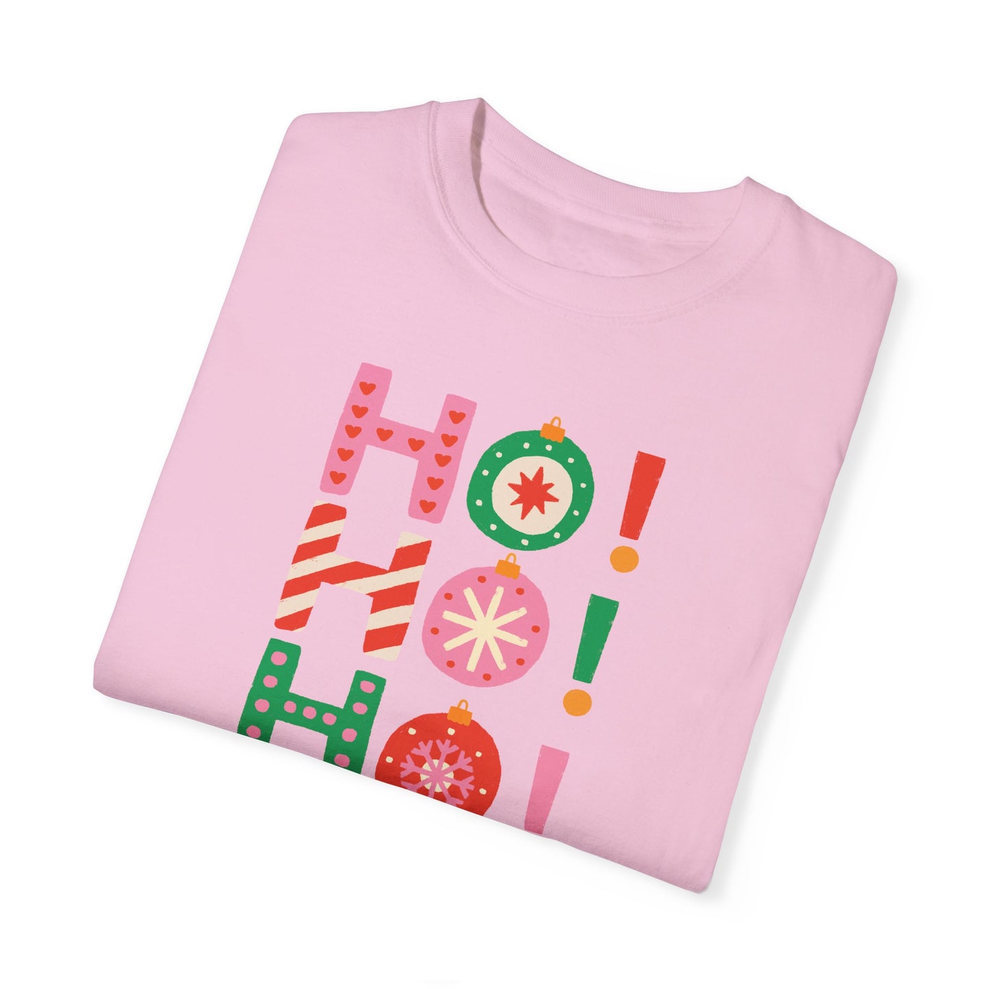 Ho Ho Ho Ornaments Comfort Colors Tee