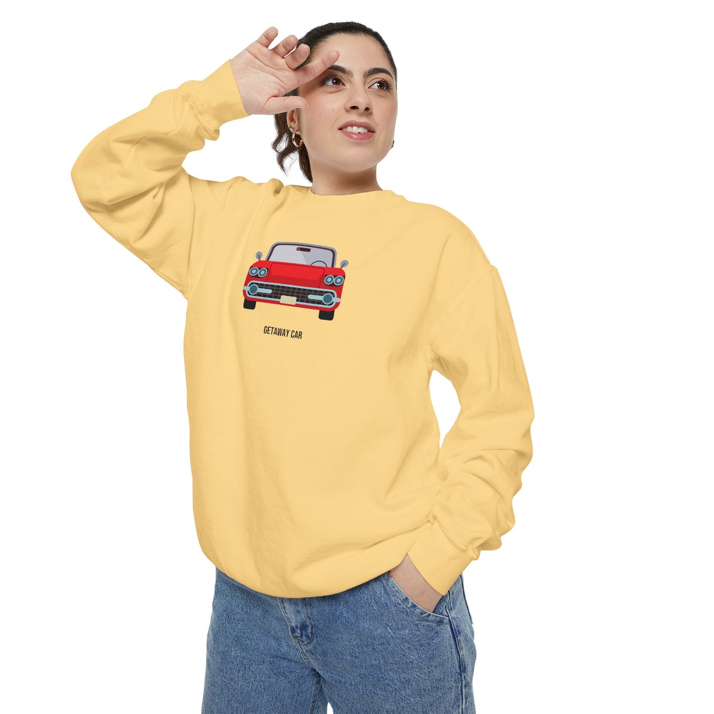 Getaway Car Comfort Colors Sweatshirt