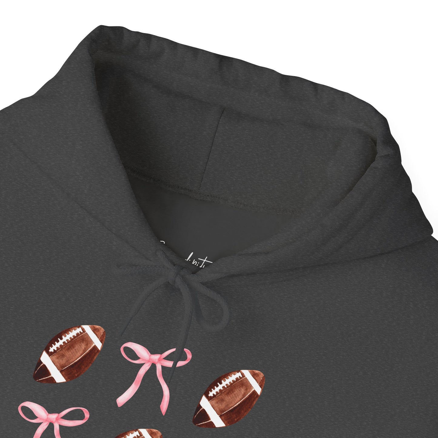 Football Bows Unisex Hoodie