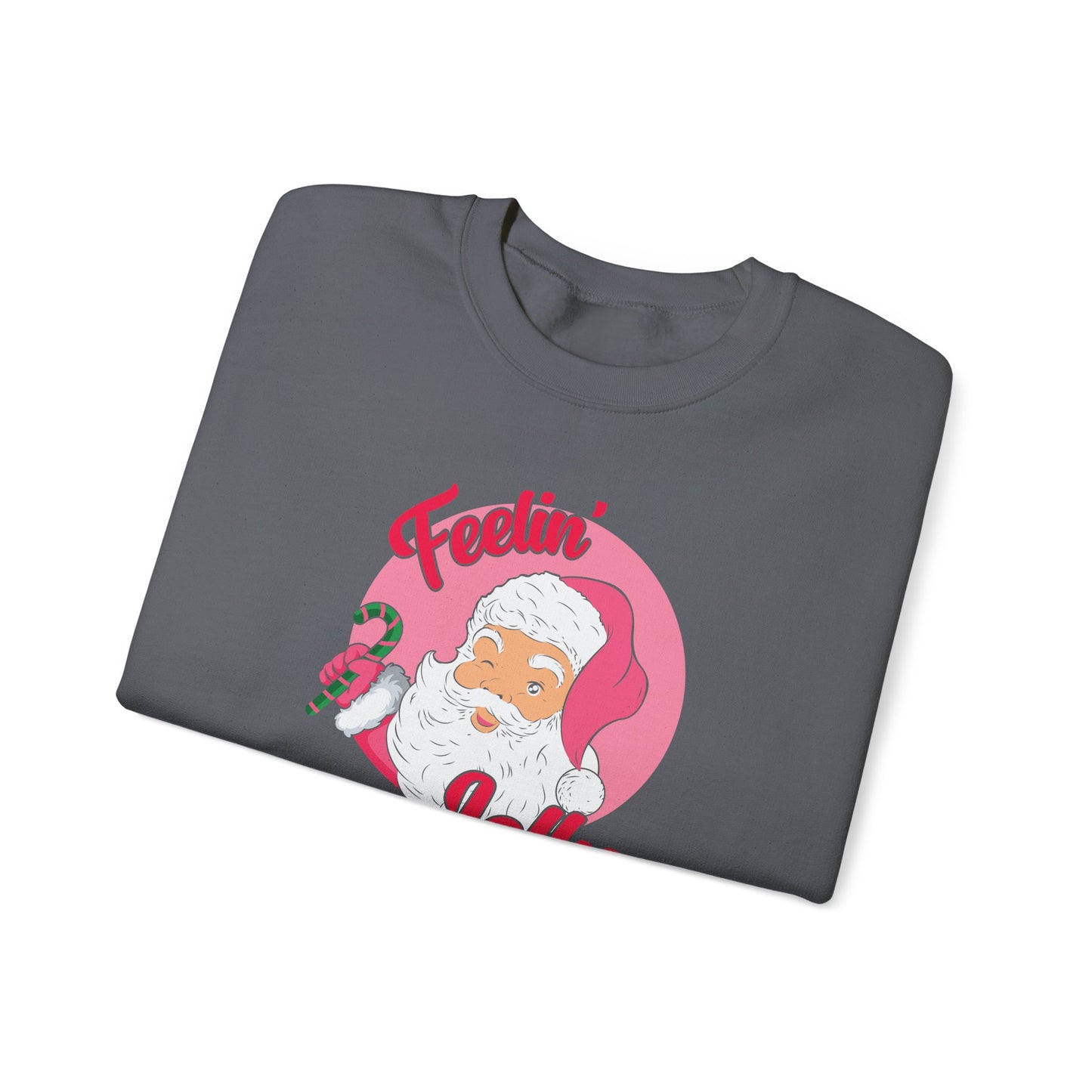 Feelin' Jolly Santa Crewneck Sweatshirt