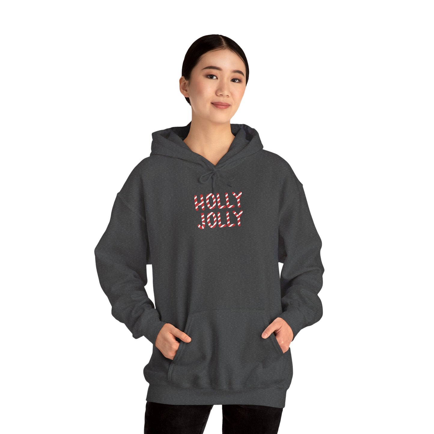 Holly Jolly Candy Cane Unisex Hoodie