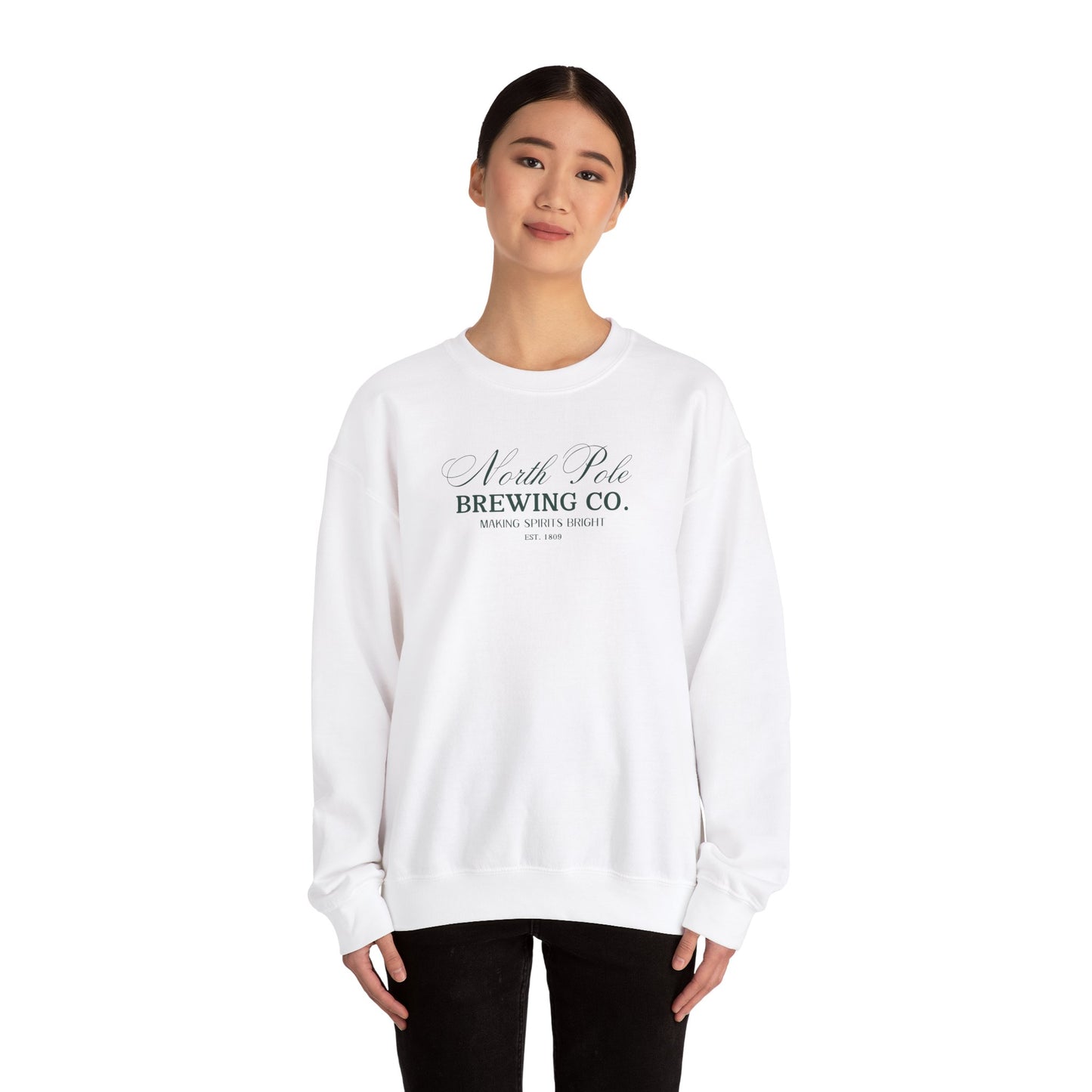 North Pole Brewing Co Green Unisex Crewneck