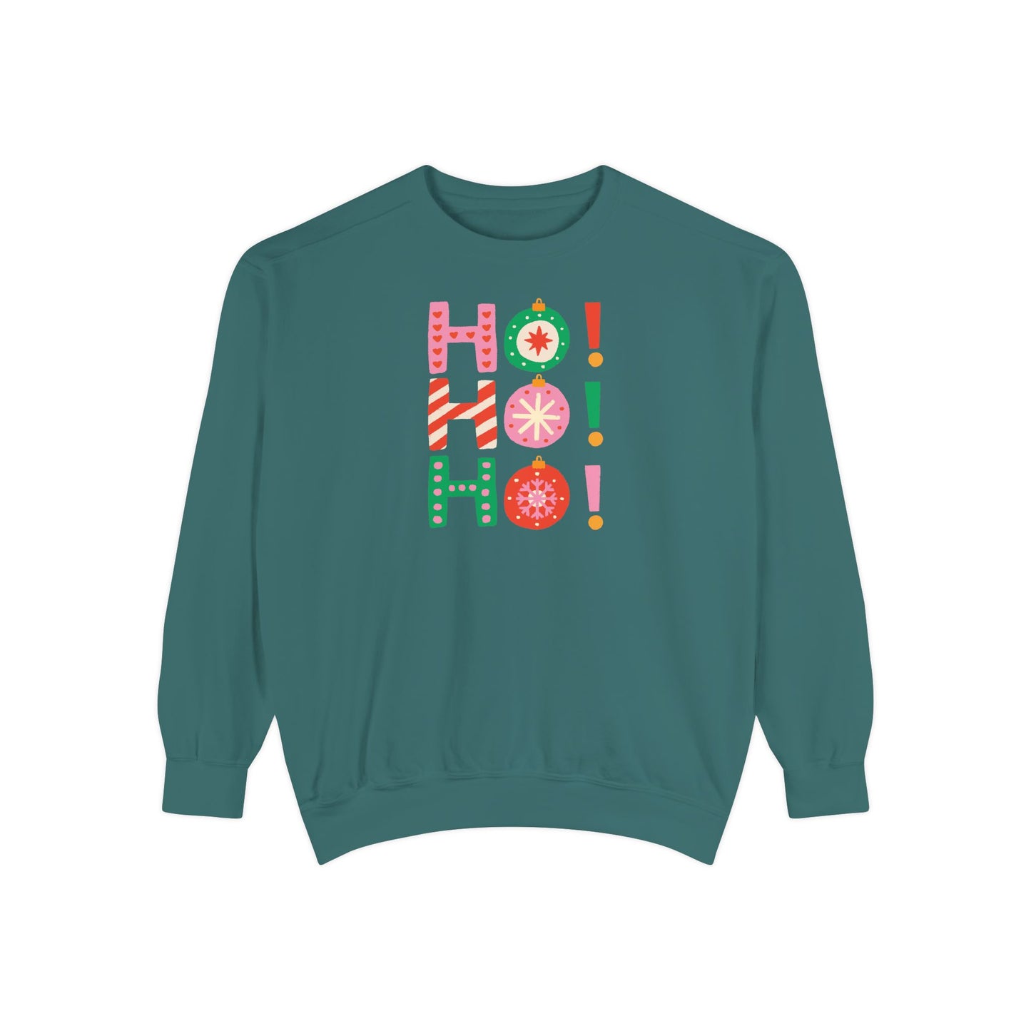 Ho Ho Ho Ornaments Comfort Colors Sweatshirt