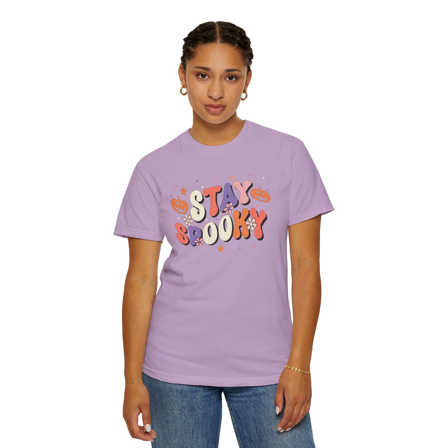 Stay Spooky Girly Comfort Colors Tee