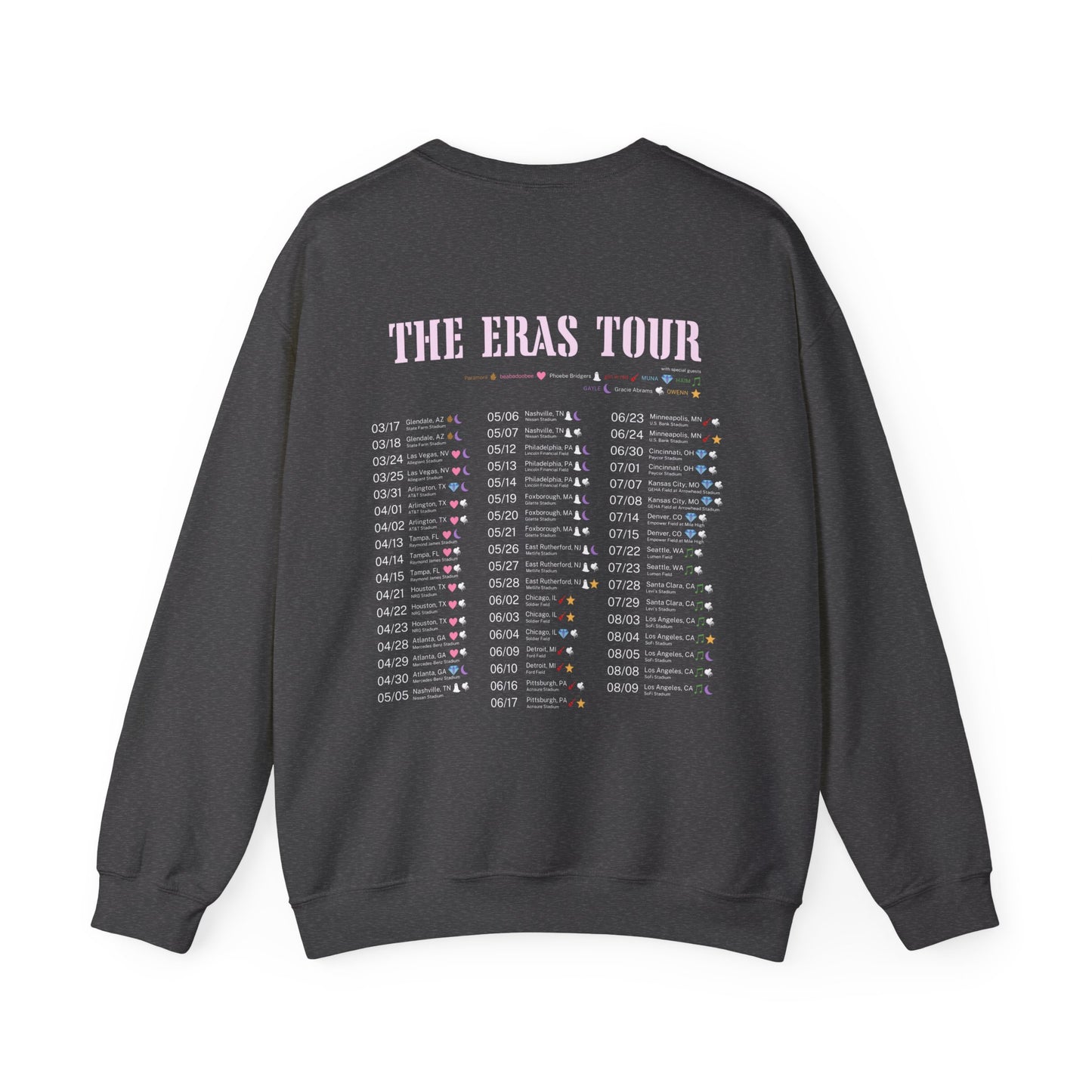 Taylor Swift The Eras Tour Unisex Crewneck