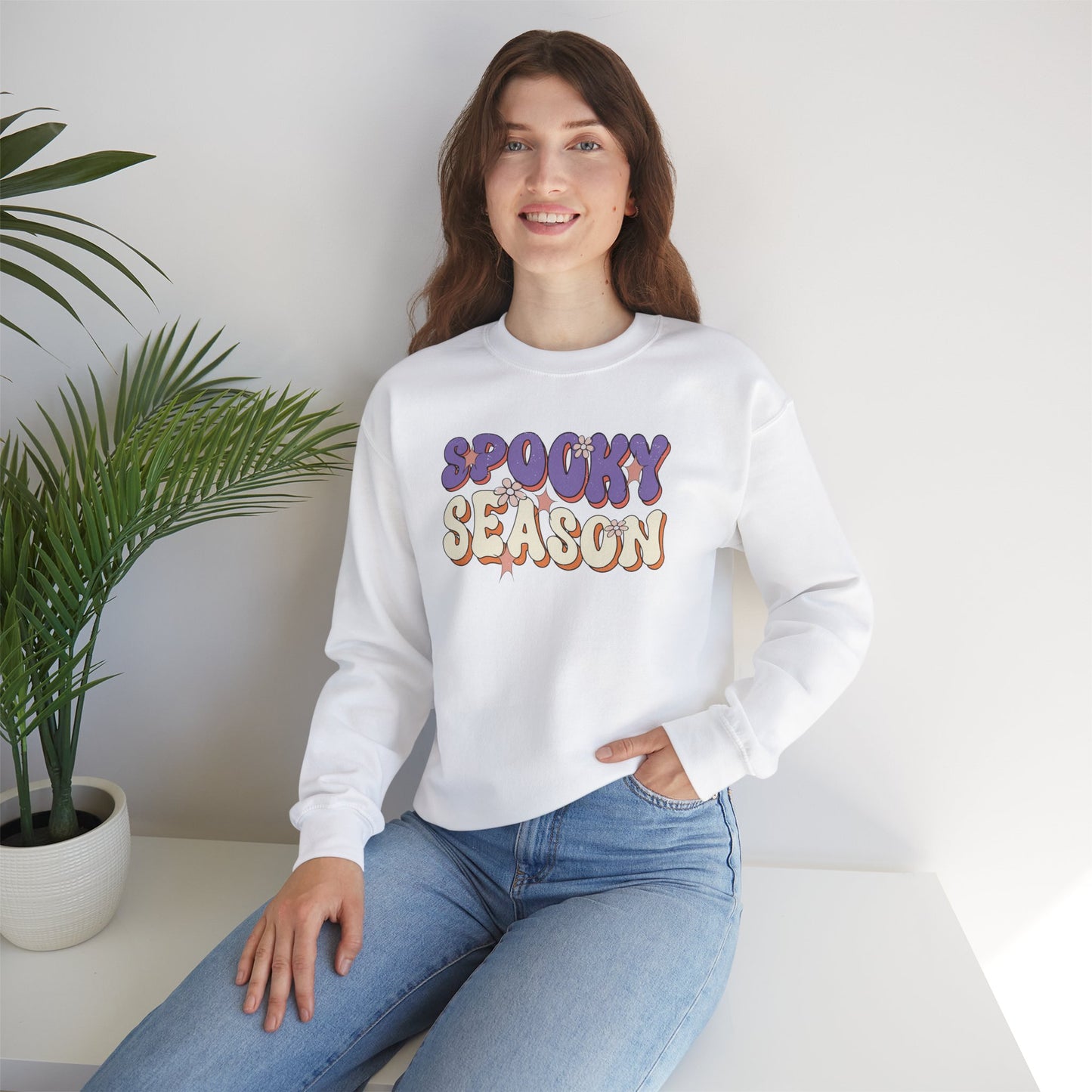 Spooky Season Girly Unisex Crewneck