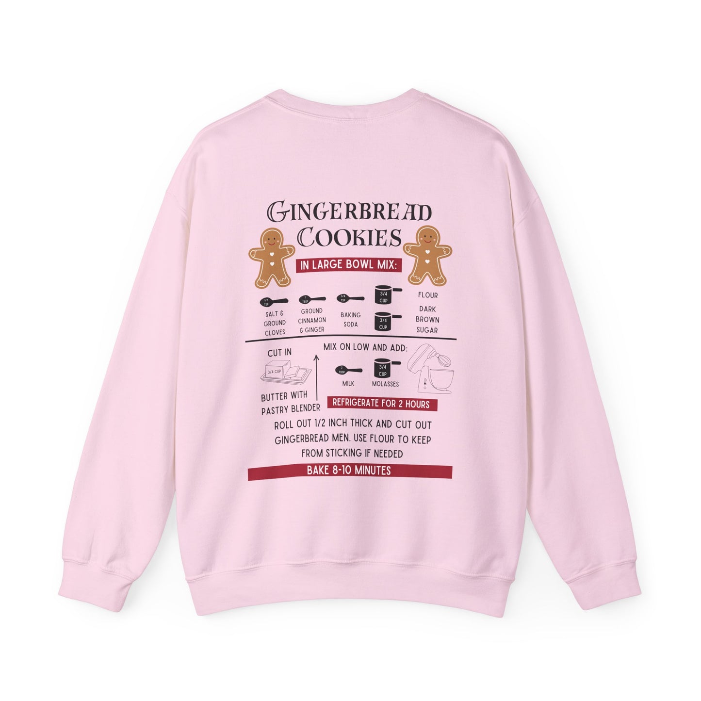 Gingerbread Cookie Recipe Unisex Crewneck