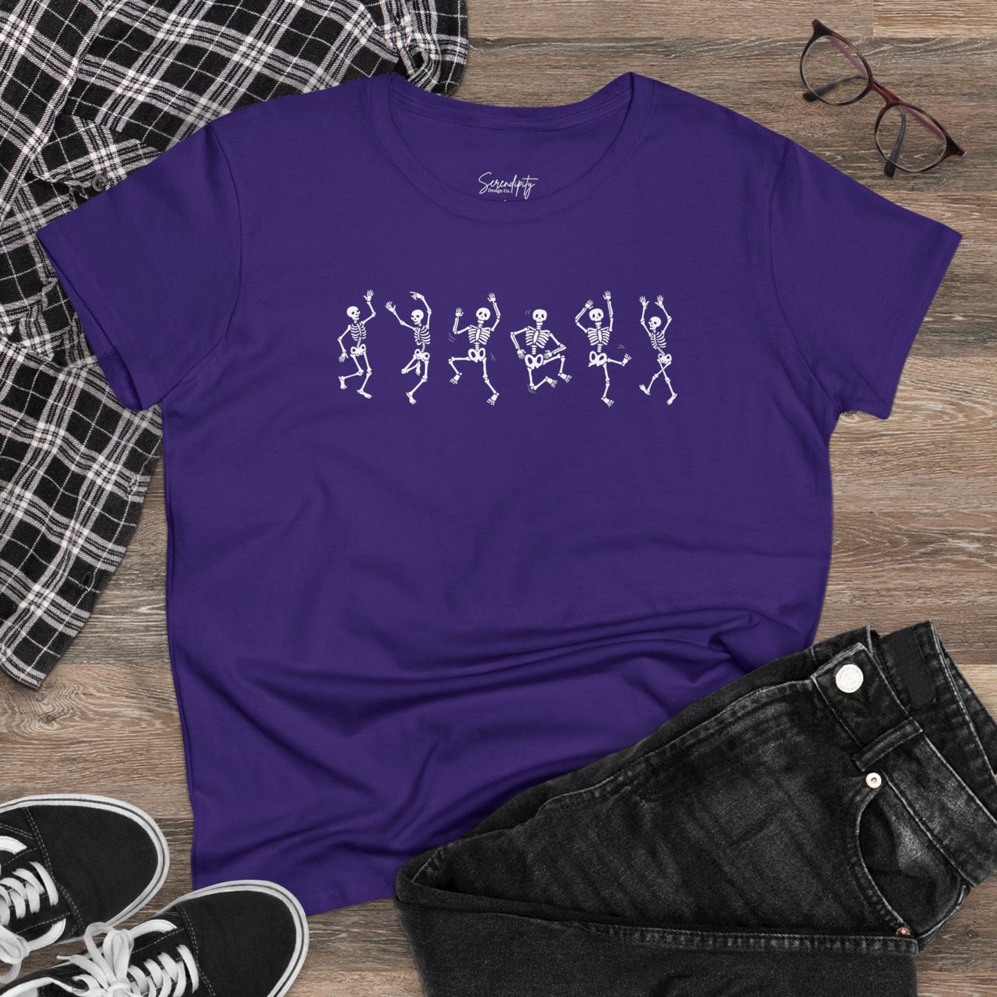 Dancing Skeletons Baby Tee