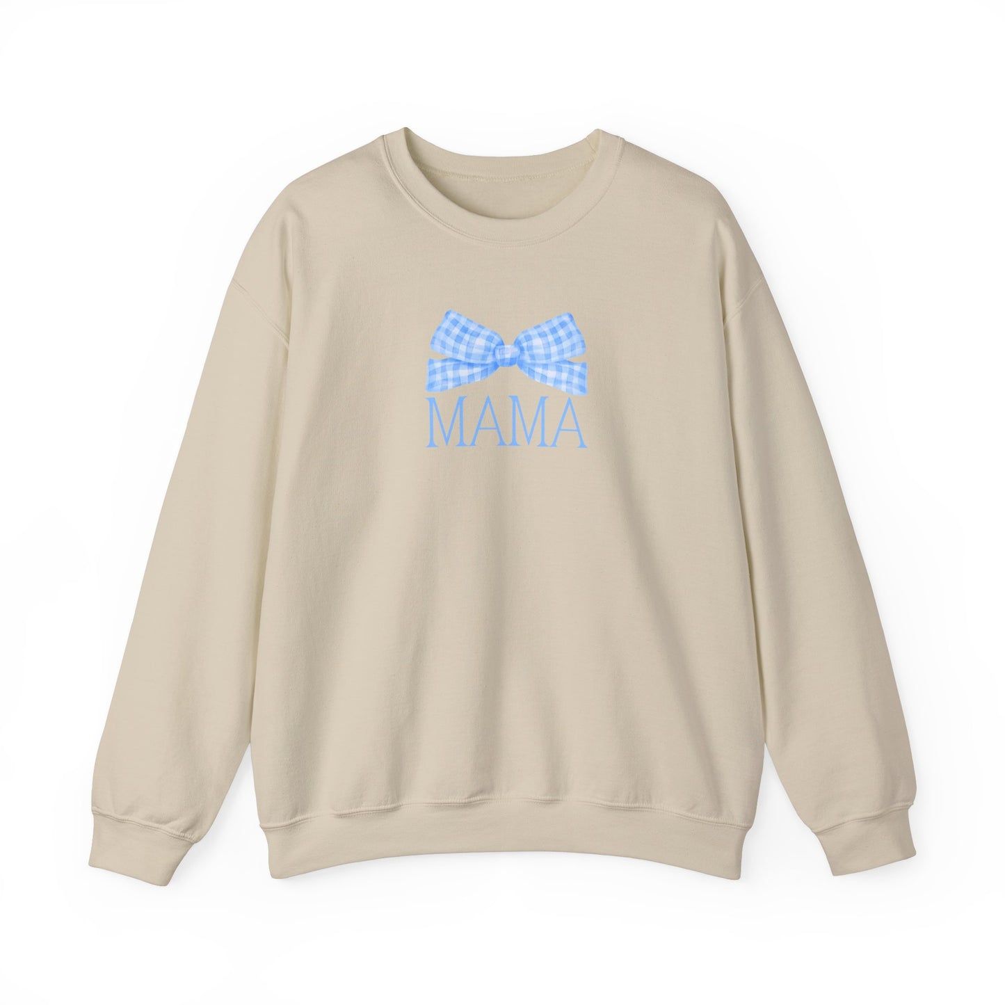 Mama Bow Blue Unisex Crewneck