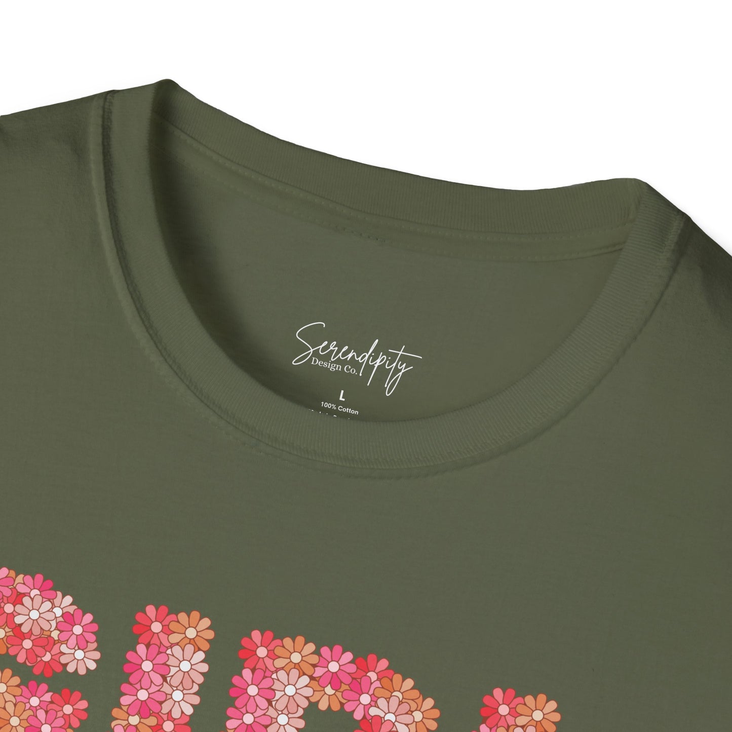 Girl Mama Retro Floral Soft Style Tee