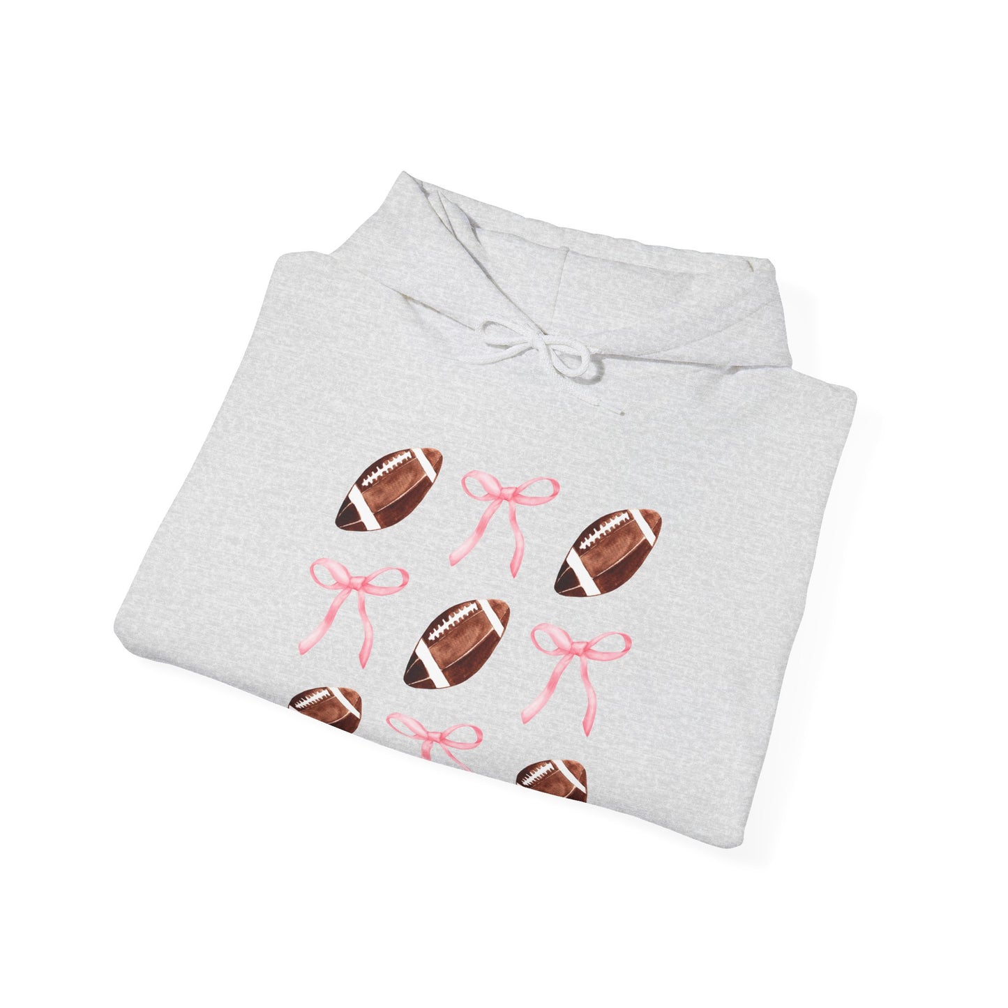 Football Bows Unisex Hoodie