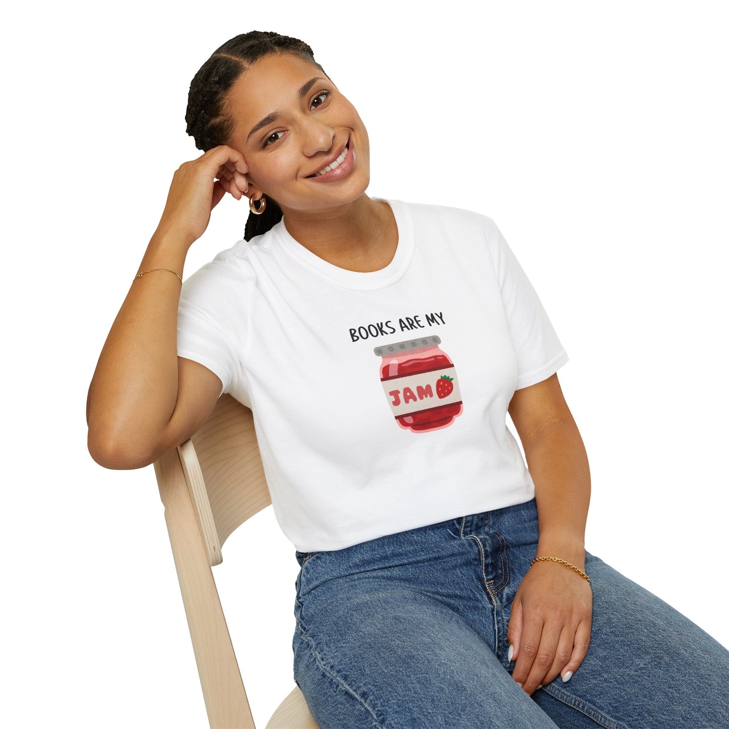 Books Are My Jam Soft Style Tee