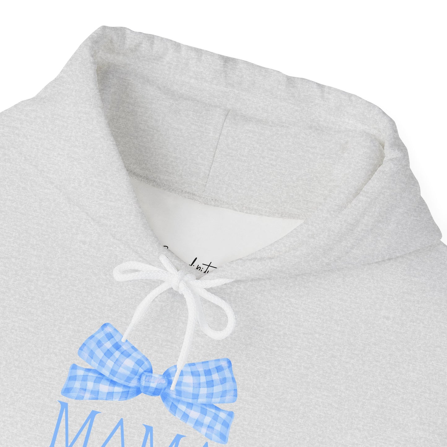 Mama Bow Blue Unisex Hoodie