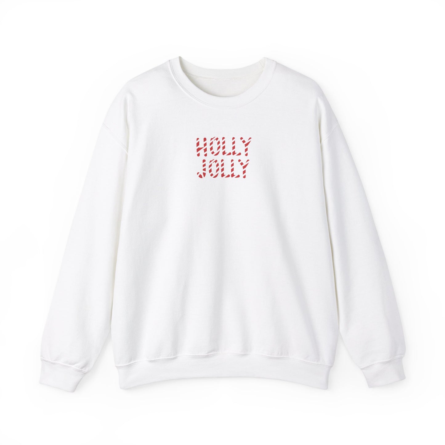 Holly Jolly Candy Cane Unisex Crewneck