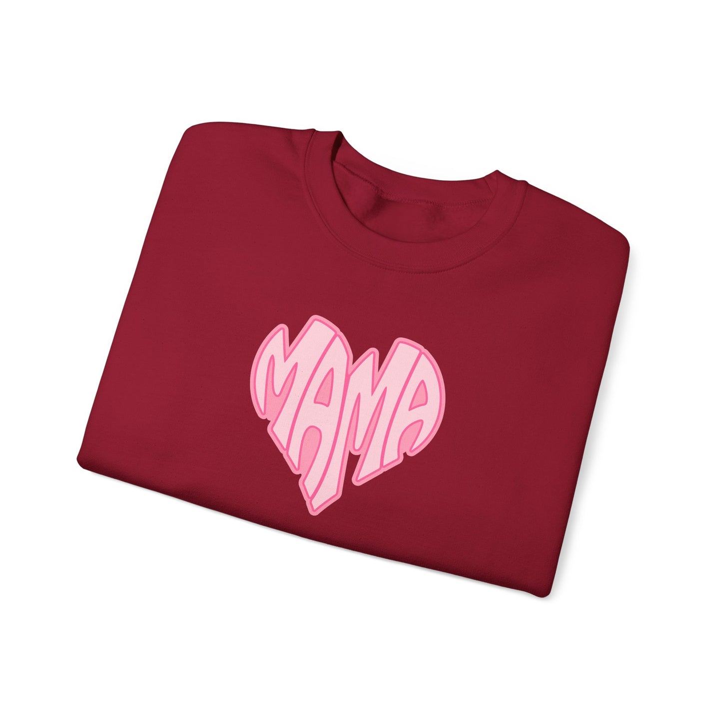 Mama Heart Crewneck Sweatshirt