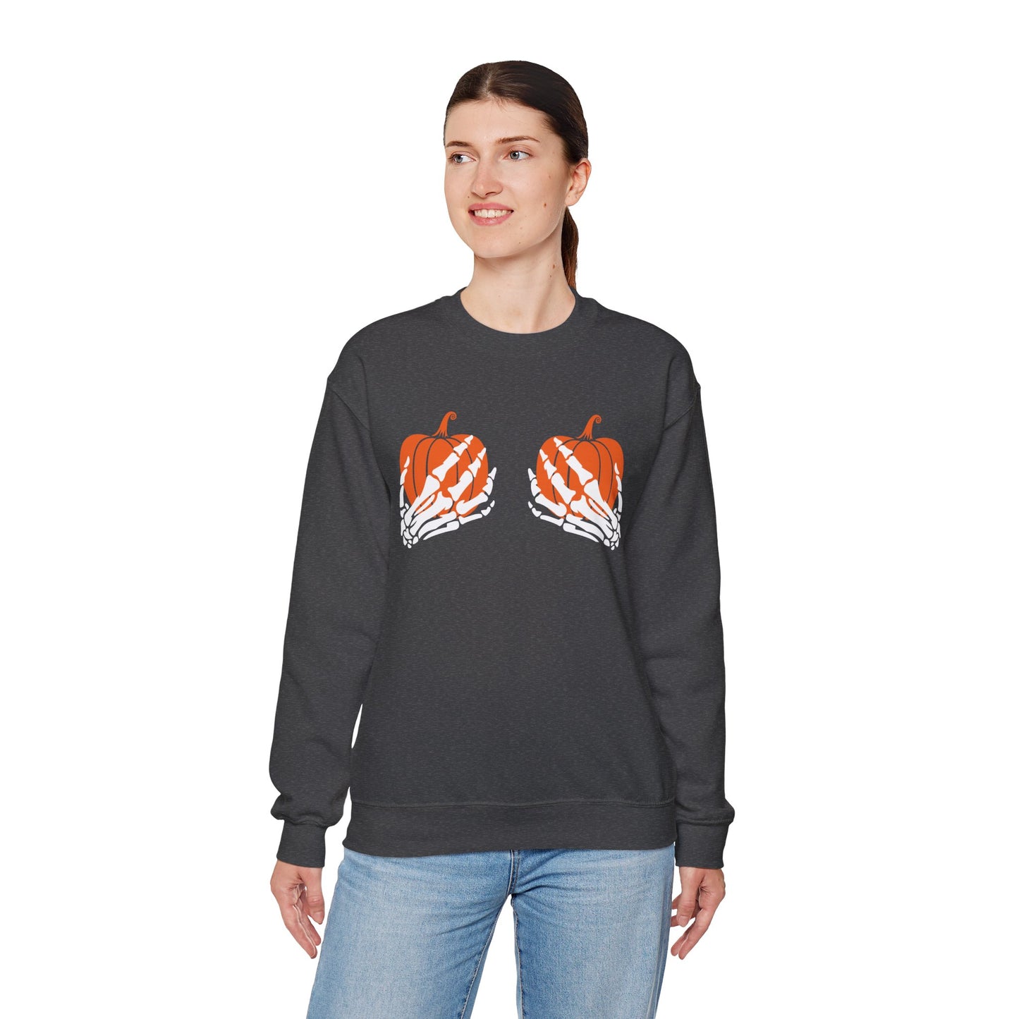 Pumpkin Grab Unisex Crewneck