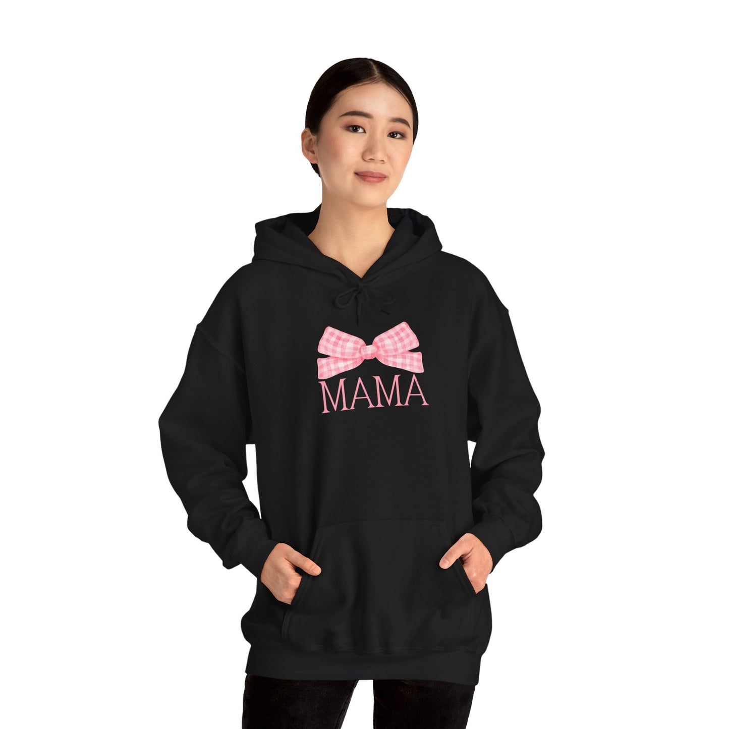 Mama Bow Pink Unisex Hoodie