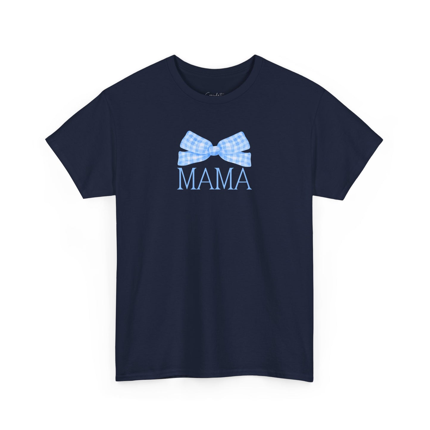 Mama Blue Bow Unisex Tee