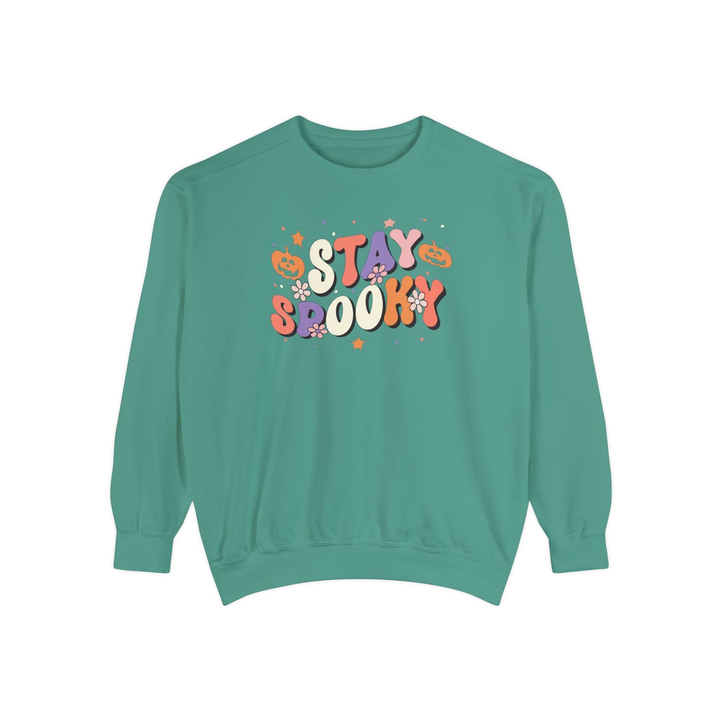 Stay Spooky Girly Comfort Colors Sweatshirt