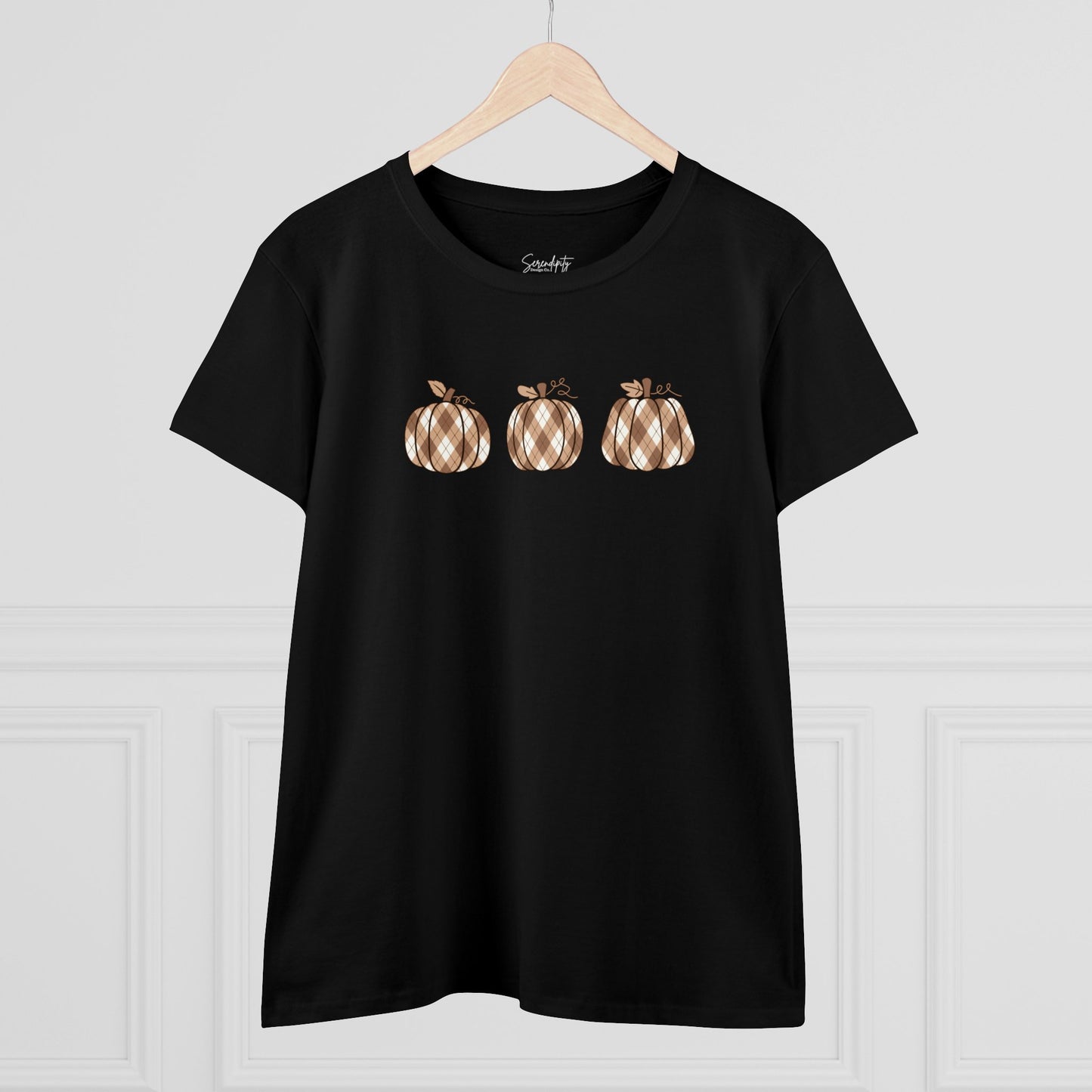 Plaid Pumpkins Baby Tee