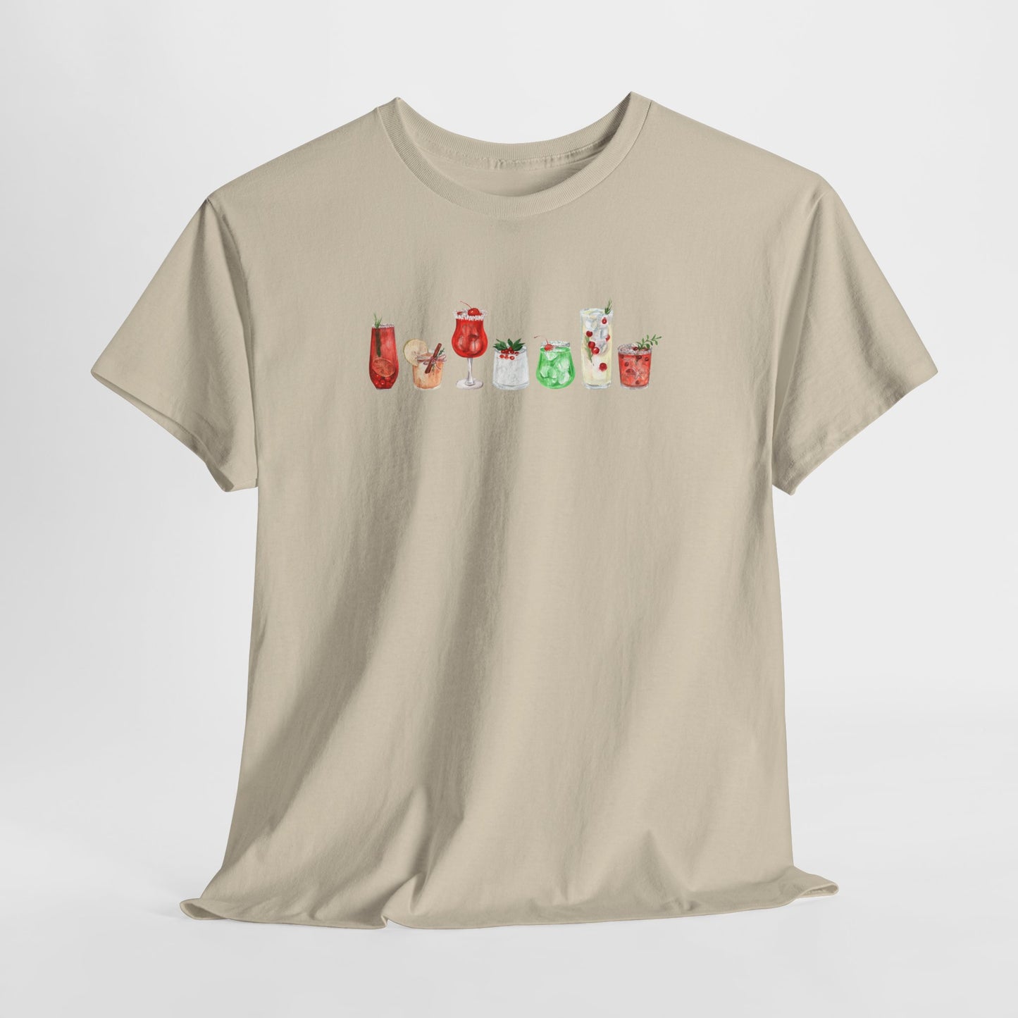 Christmas Cocktails Unisex Tee