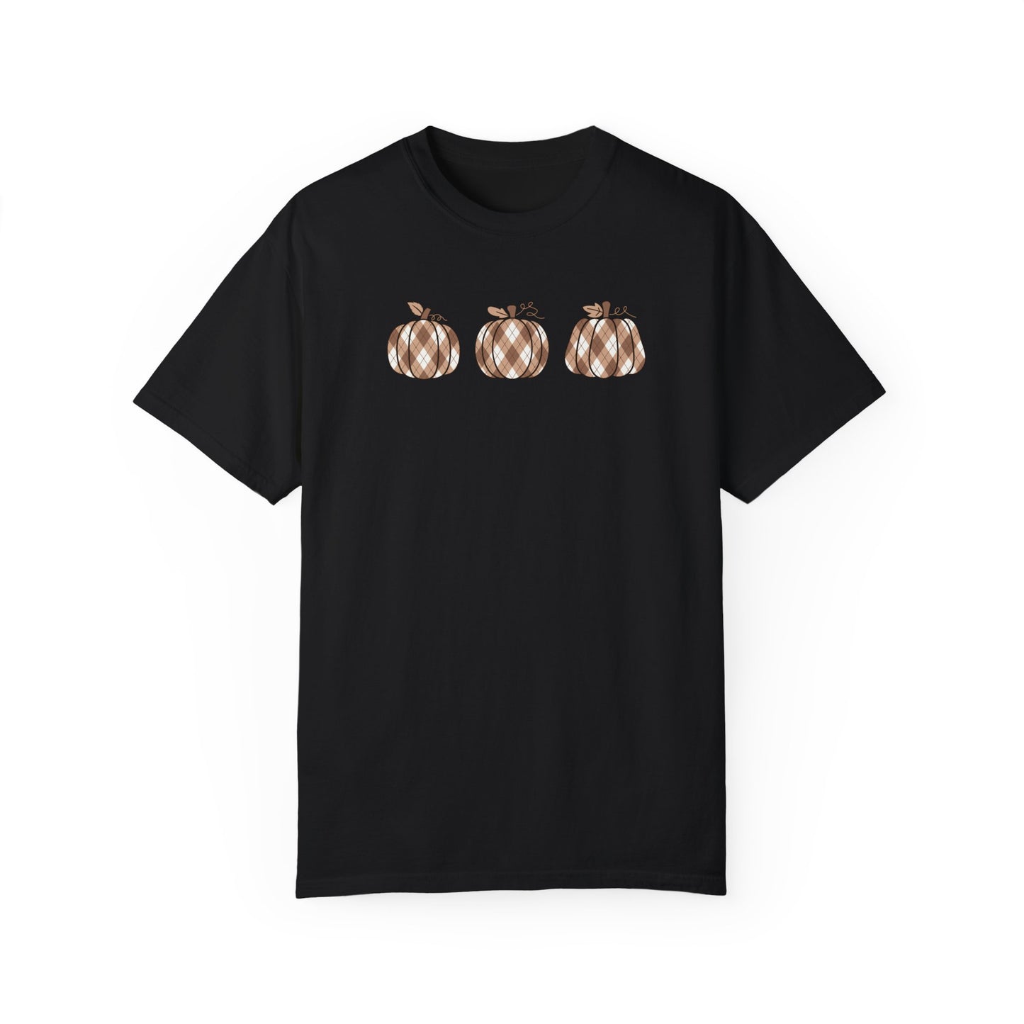 Plaid Pumpkins Comfort Colors Tee