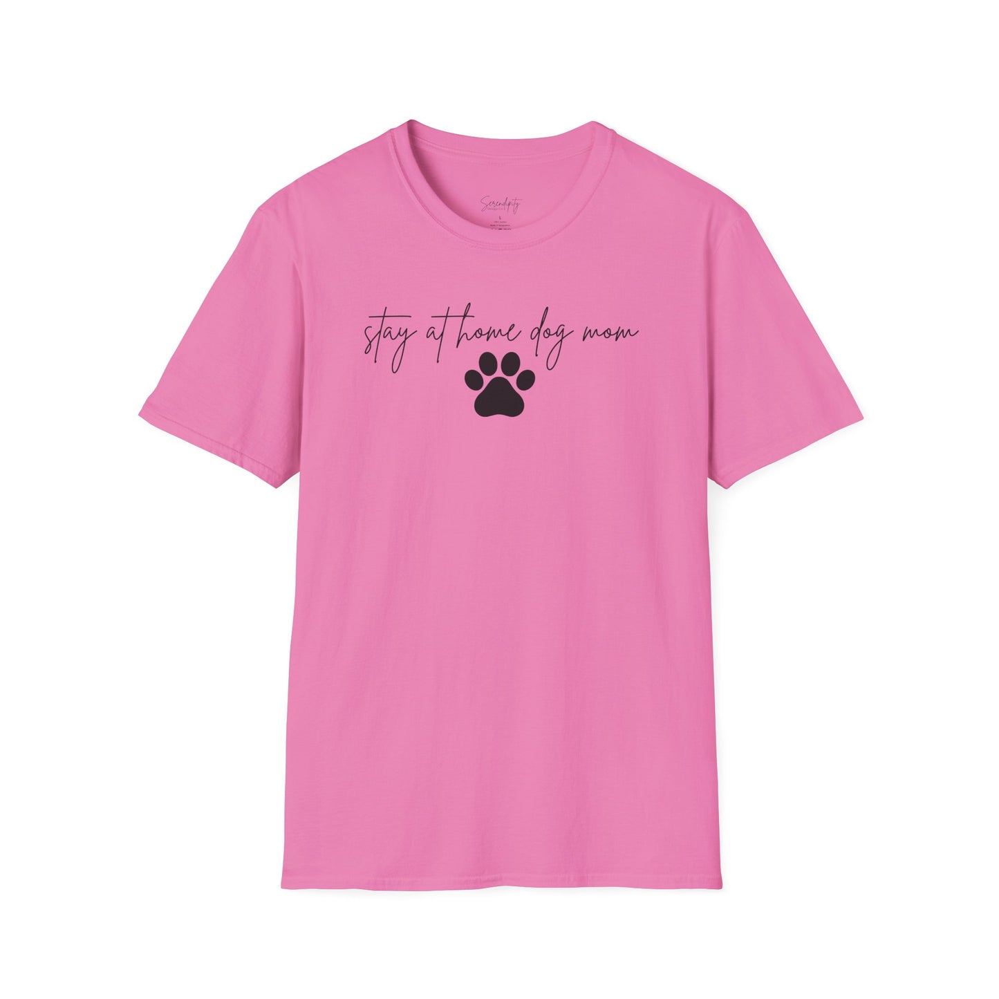 Stay At Home Dog Mom Soft Style Tee