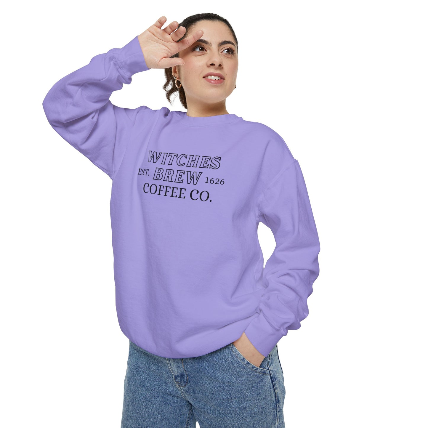 Witches Brew Coffee Co Comfort Colors Sweatshirt