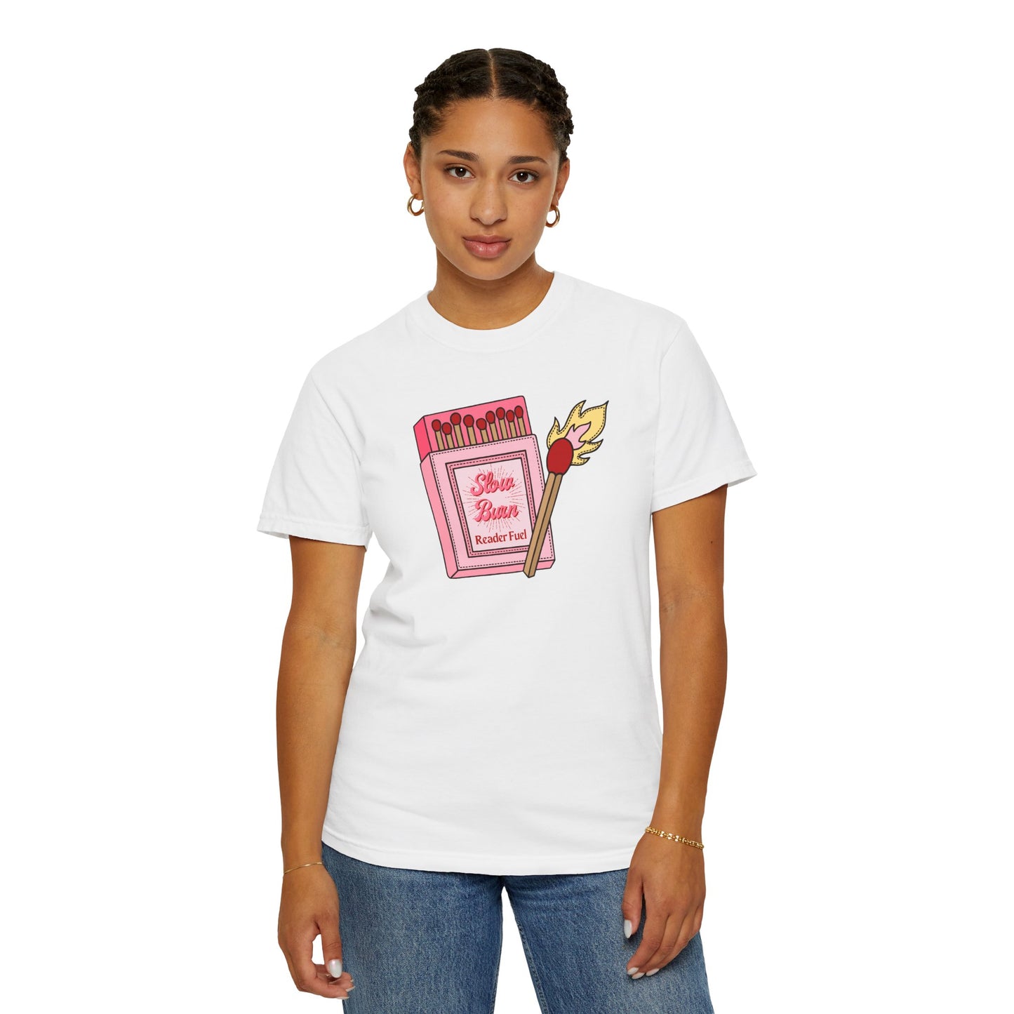 Slow Burn Matches Comfort Colors Tee