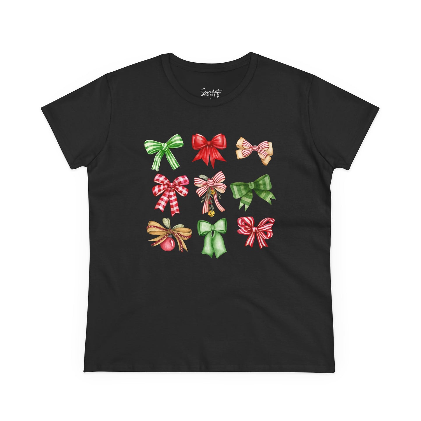 Christmas Bows Baby Tee