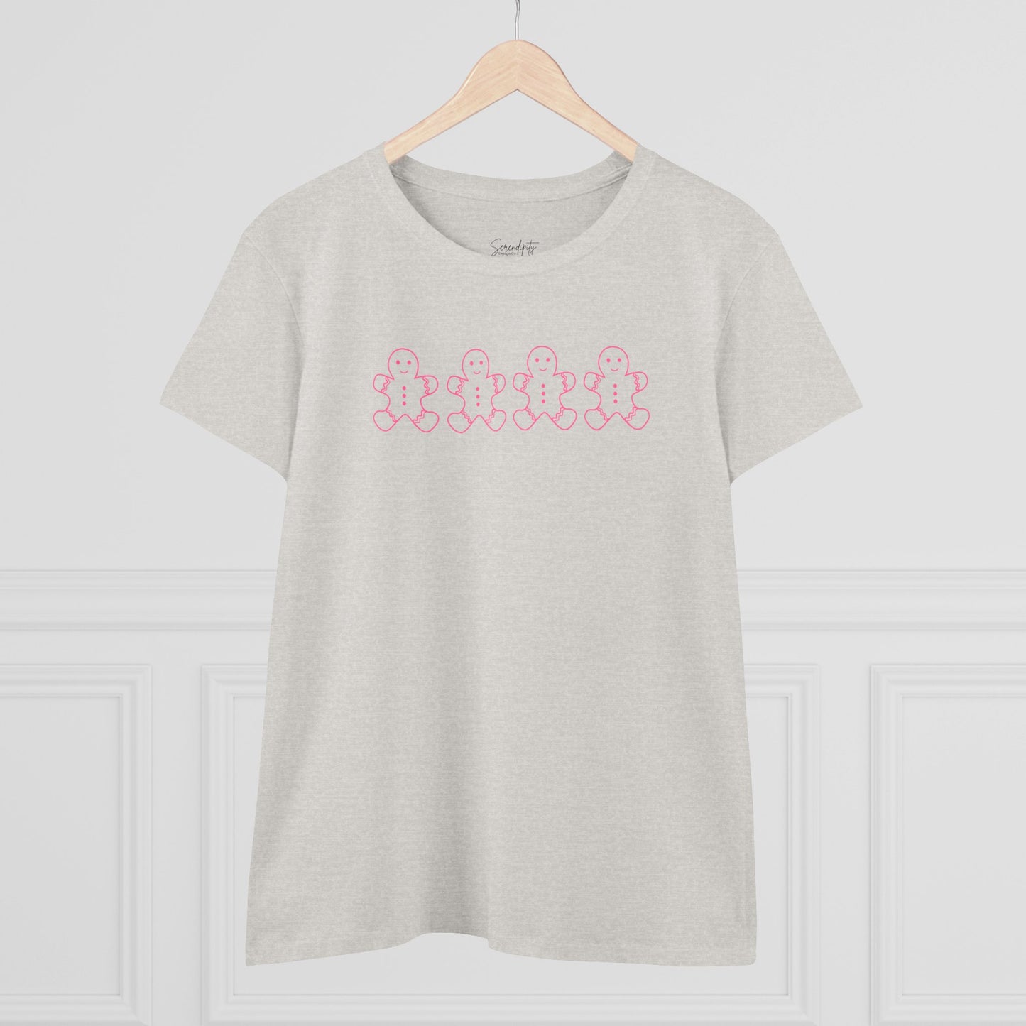 Pink Gingerbread Baby Tee