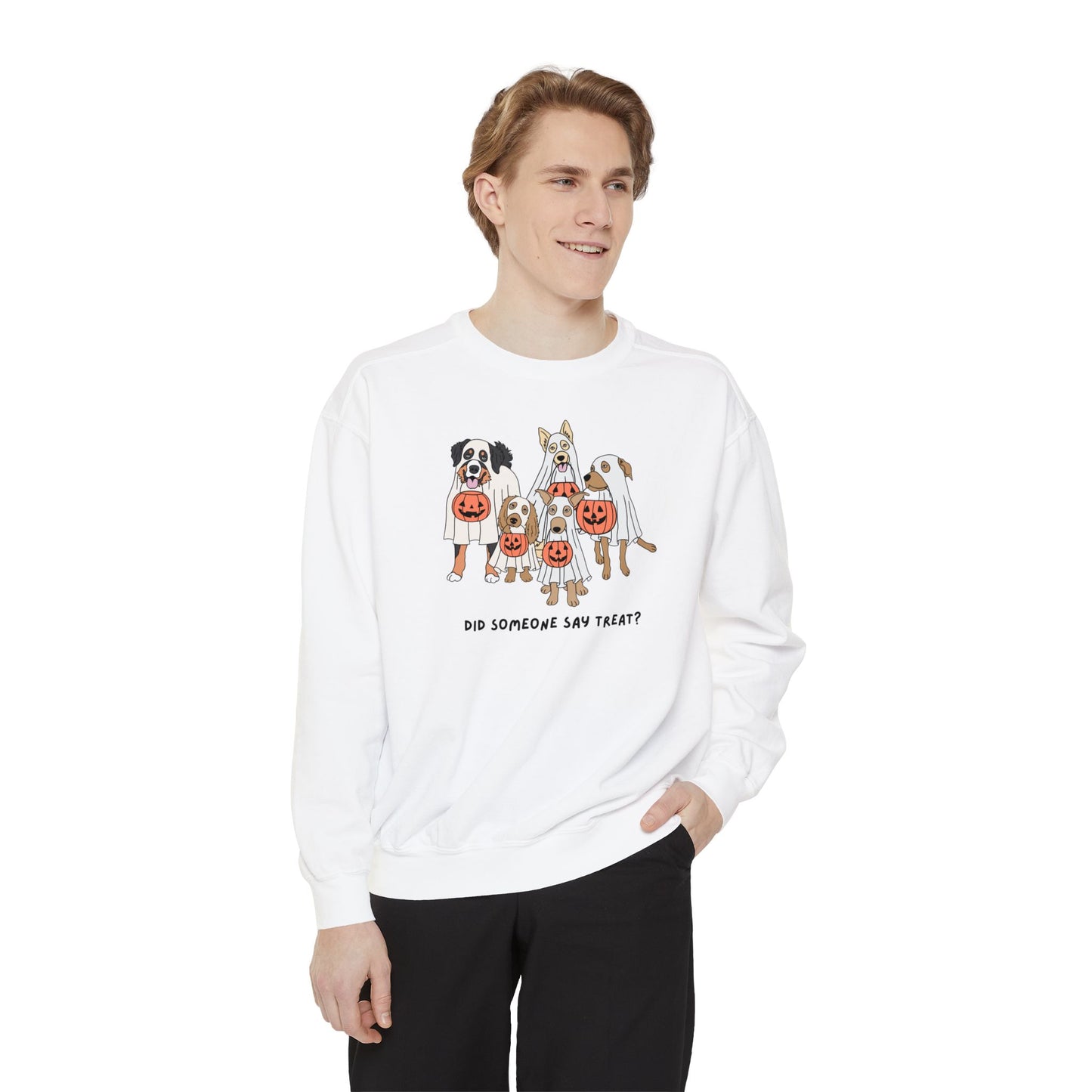 Did Someone Say Treat? Comfort Colors Sweatshirt