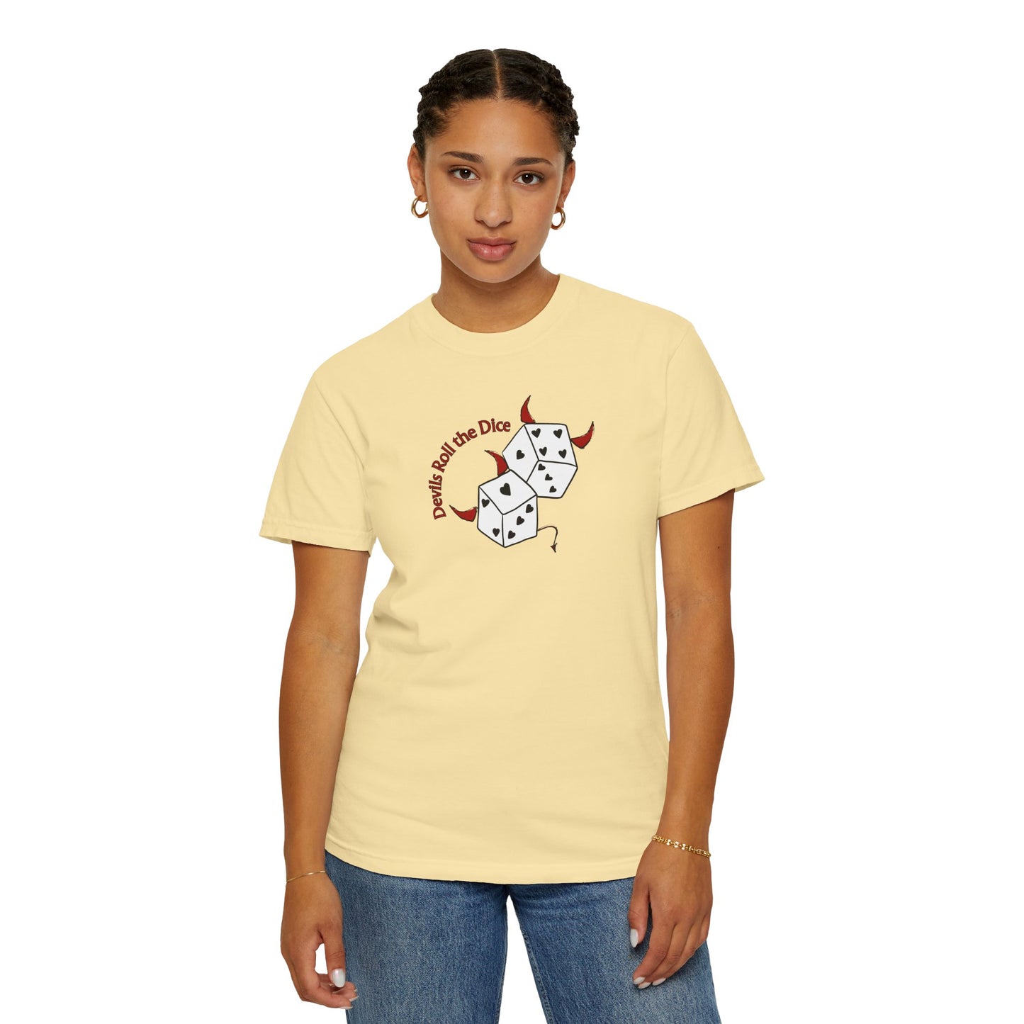 Devils Roll The Dice Comfort Colors Tee