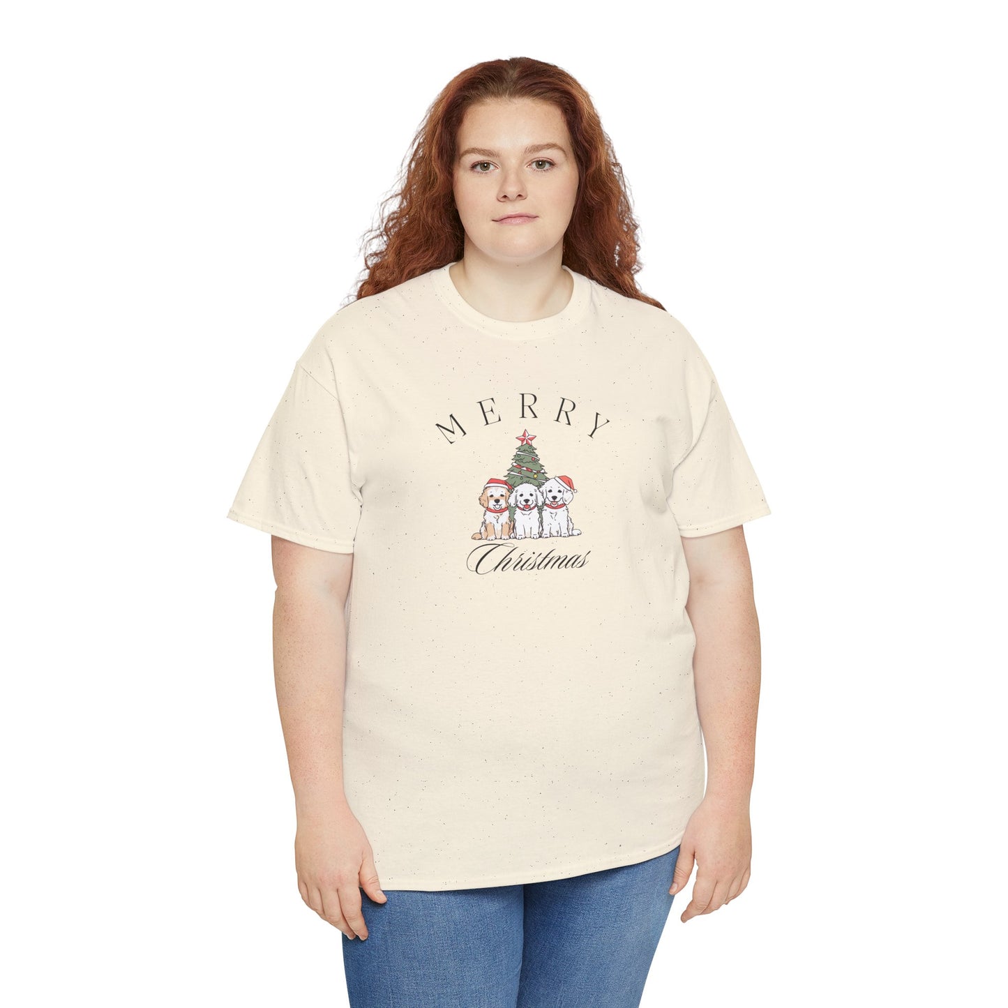 Merry Christmas Puppies Unisex Tee