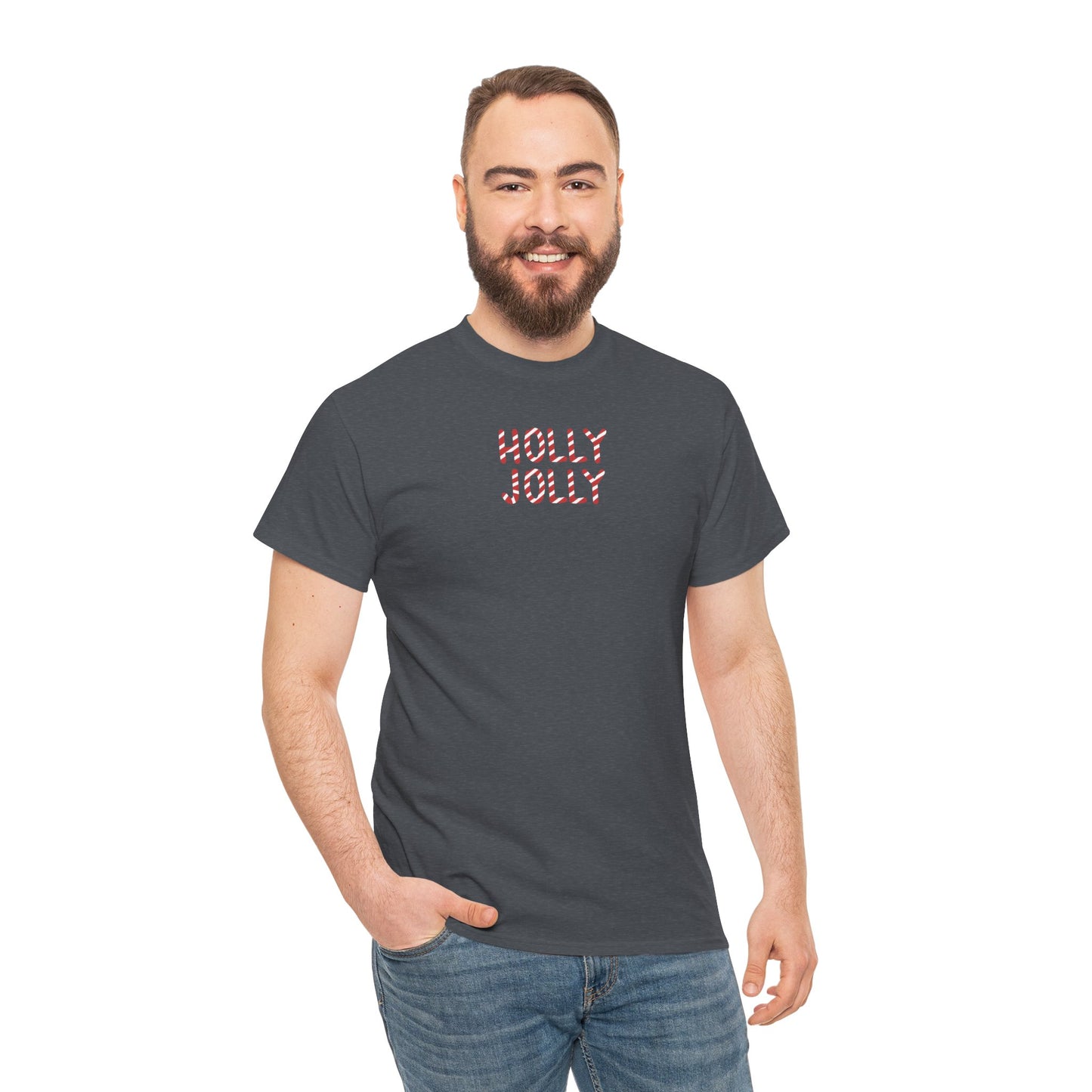 Holly Jolly Candy Cane Unisex Tee