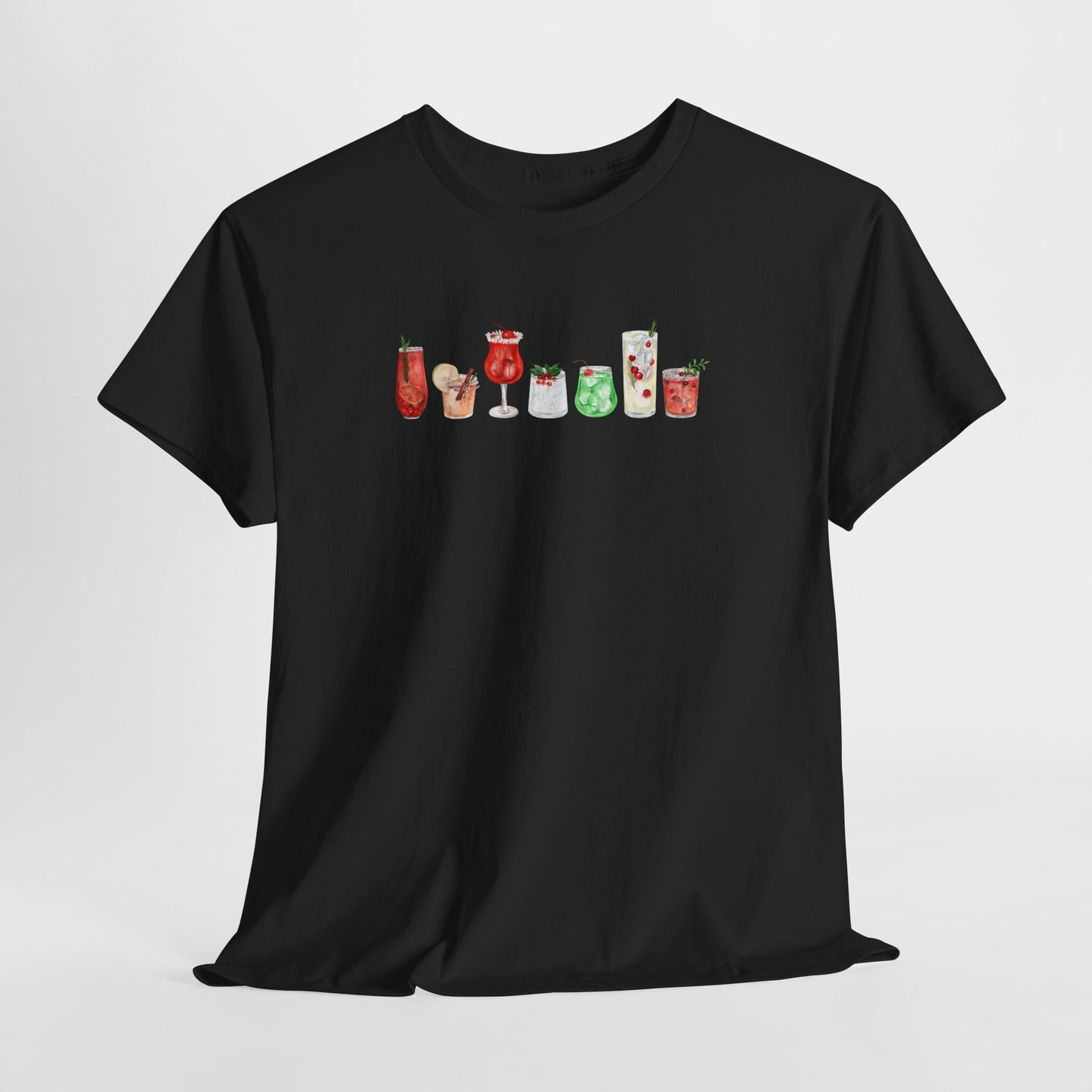 Christmas Cocktails Unisex Tee