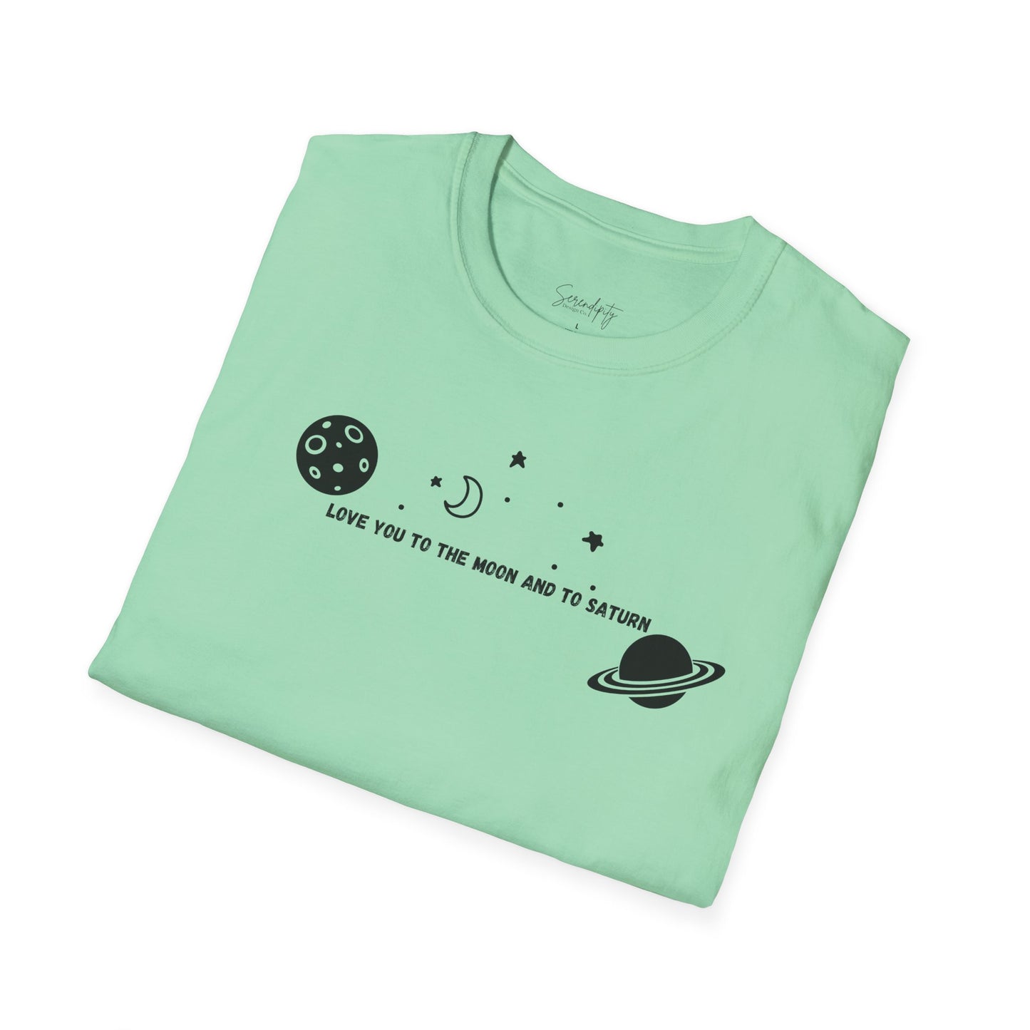 Love You to the Moon and to Saturn Soft Style Tee