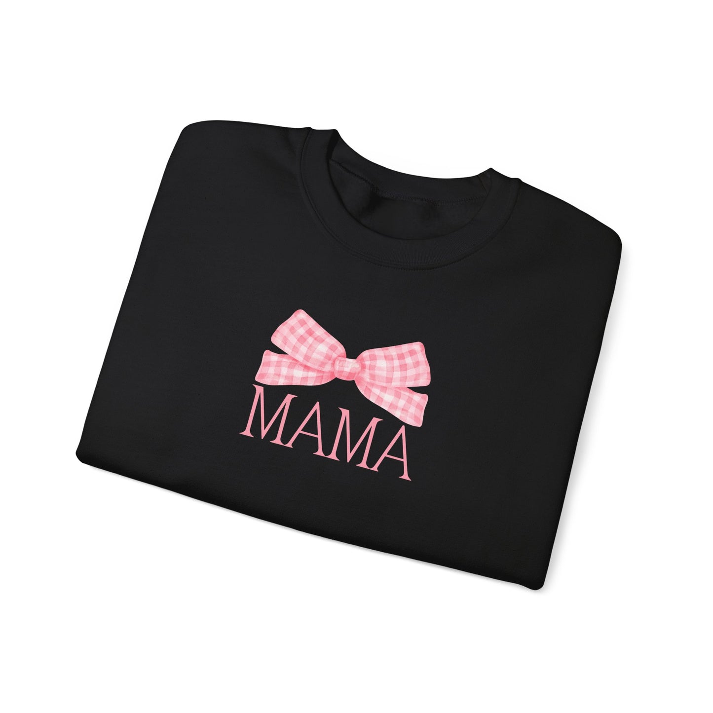 Mama Bow Pink Unisex Crewneck