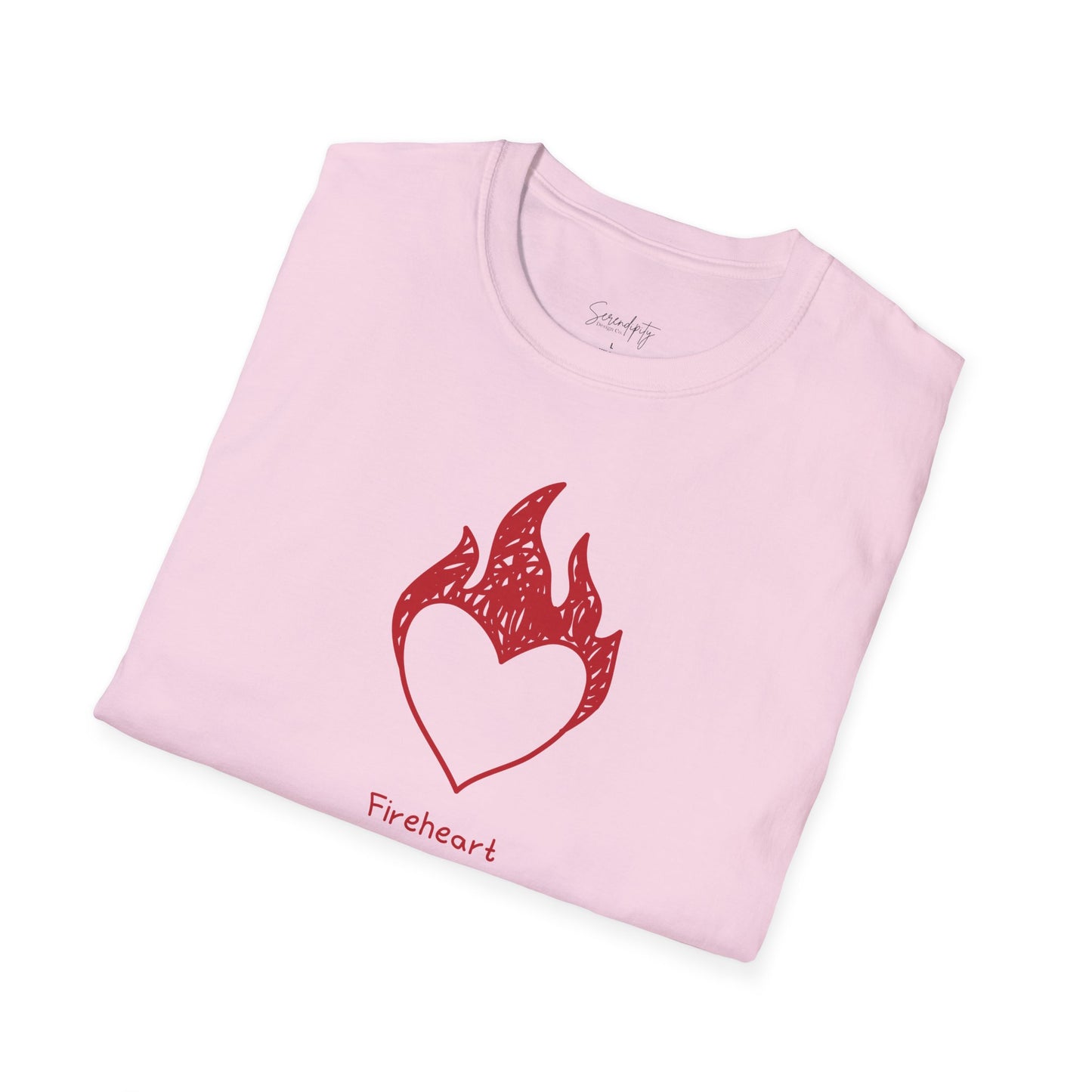 Fireheart Hand-drawn Soft Style Tee