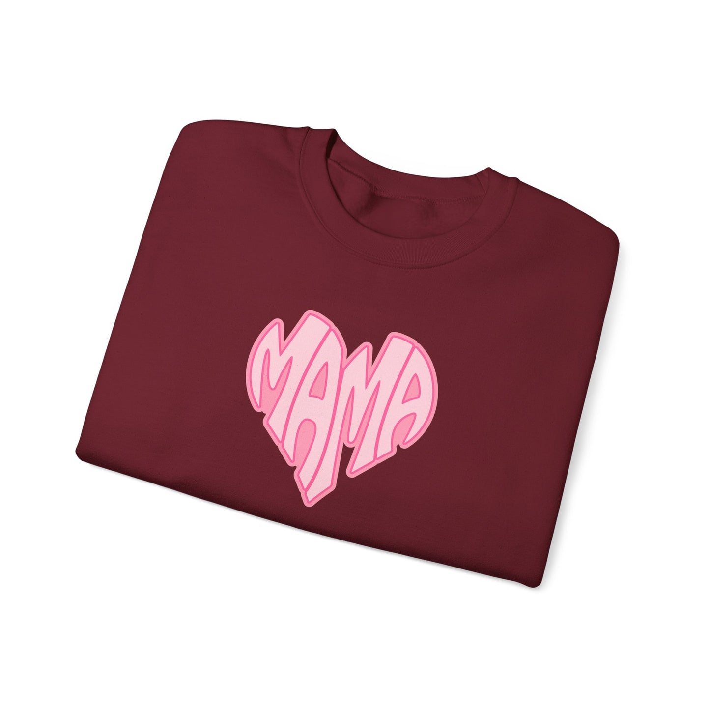 Mama Heart Crewneck Sweatshirt