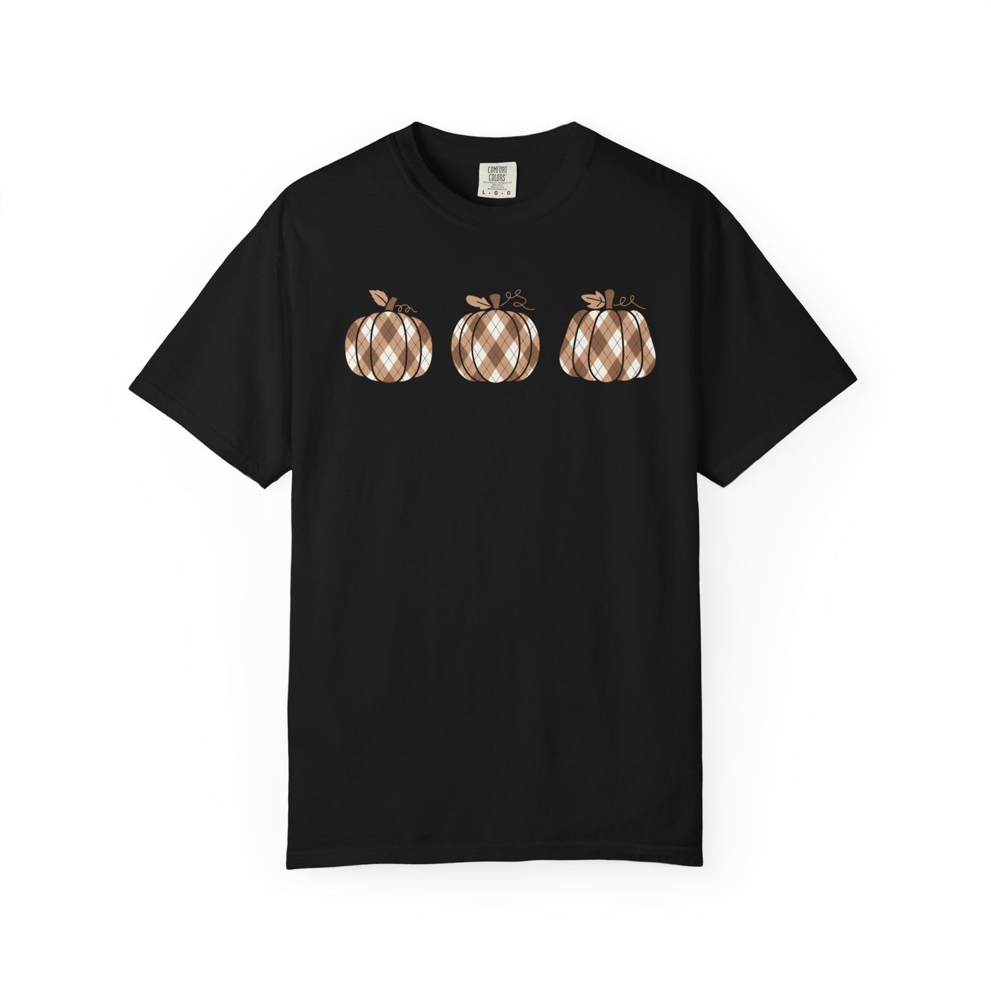 Plaid Pumpkins Comfort Colors Tee