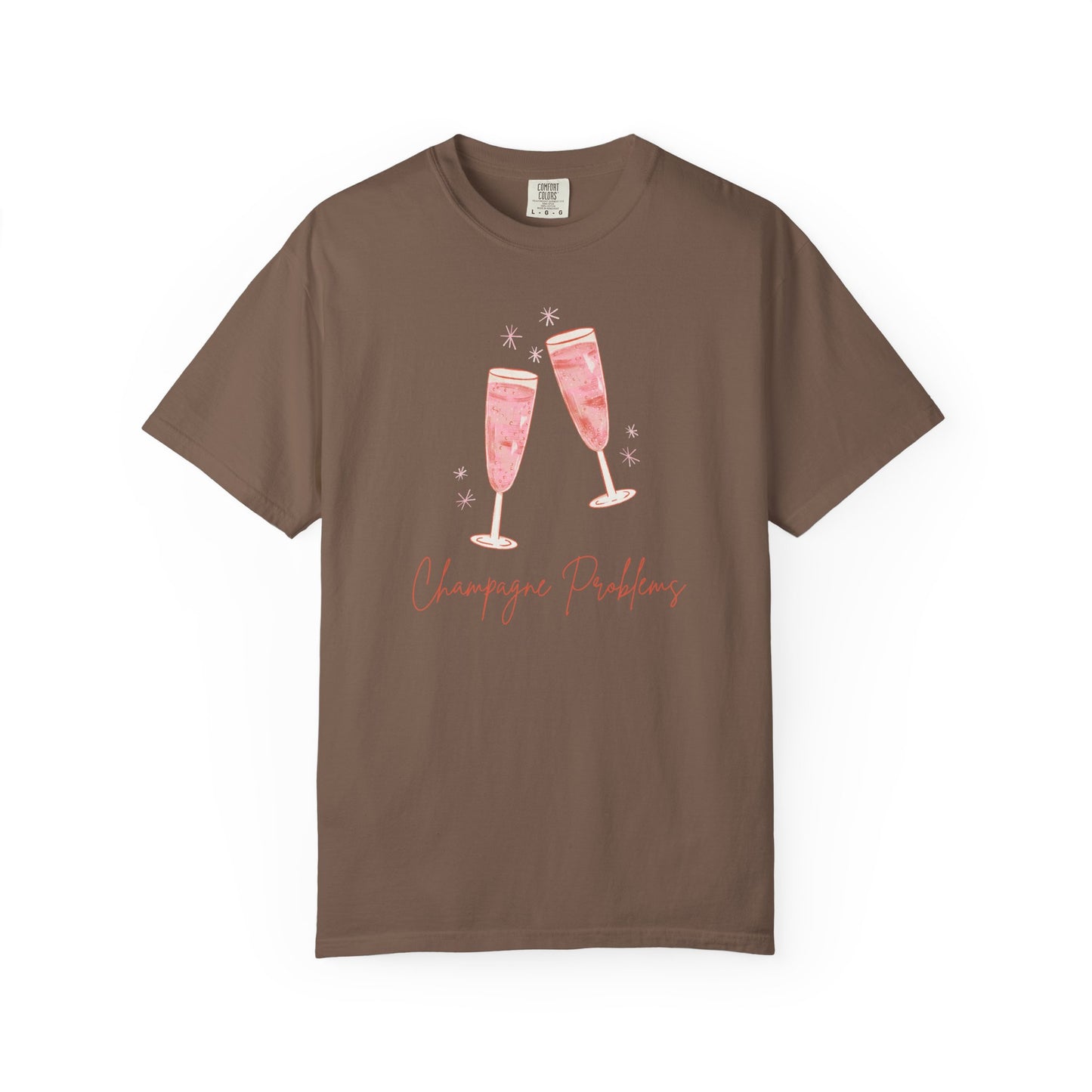 Champagne Problems Comfort Colors Tee