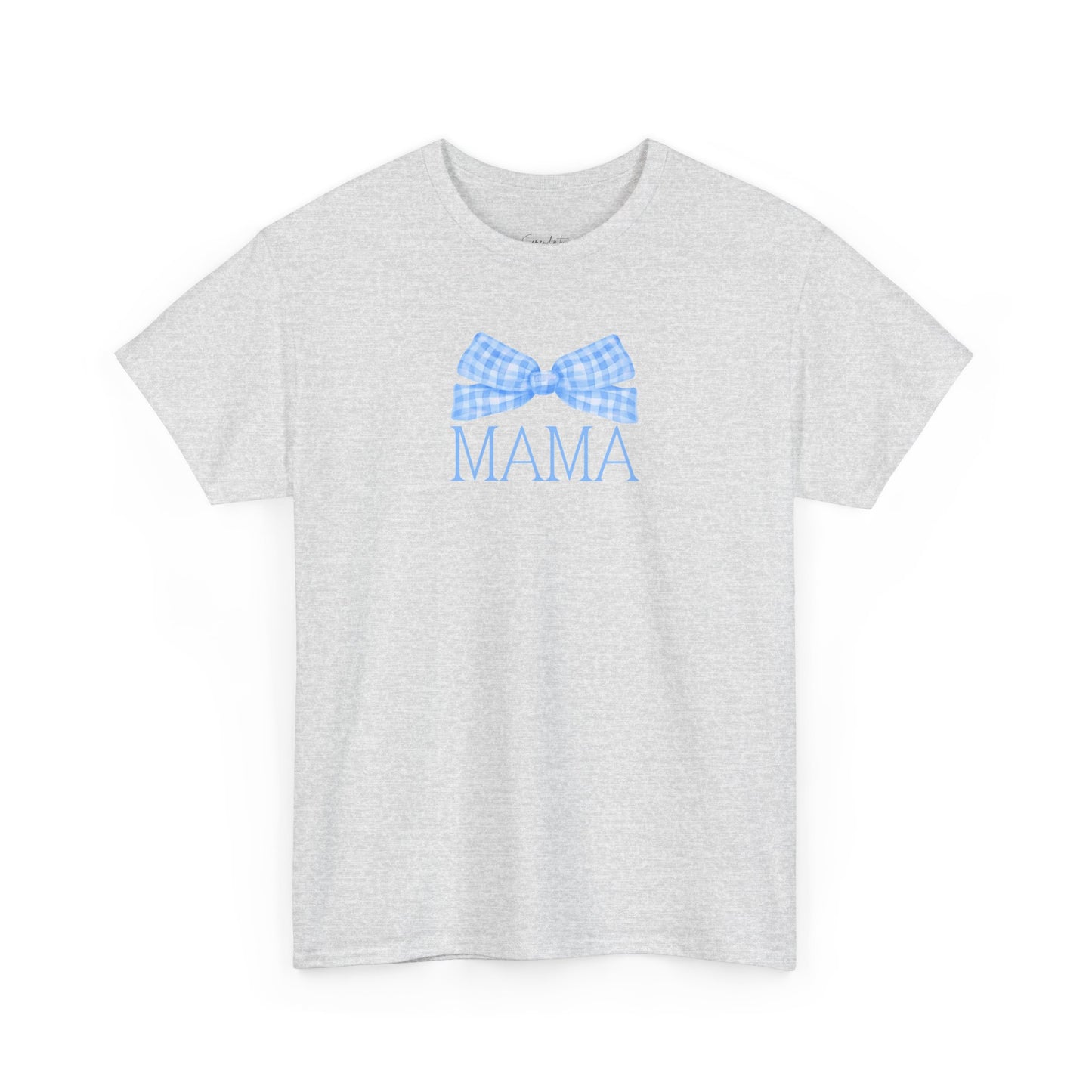 Mama Blue Bow Unisex Tee