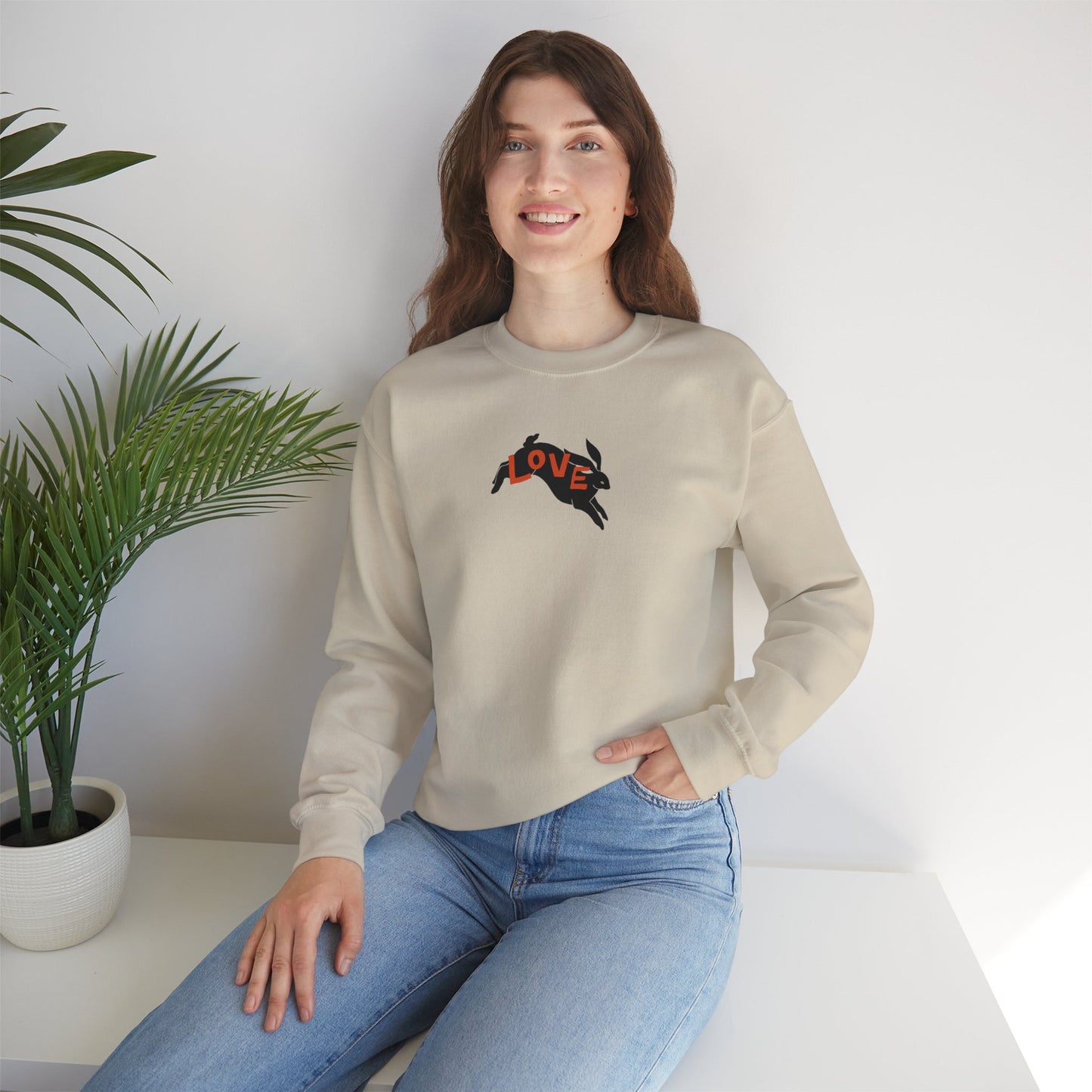 Love on Tour Bunny Unisex Crewneck