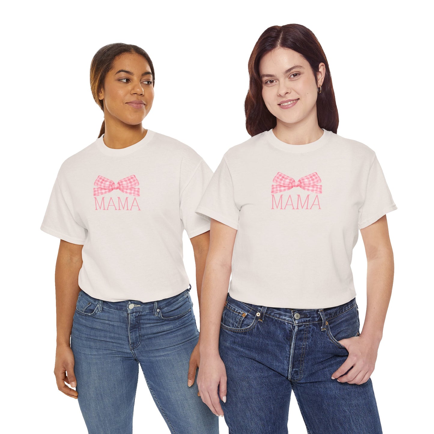 Mama Pink Bow Unisex Tee