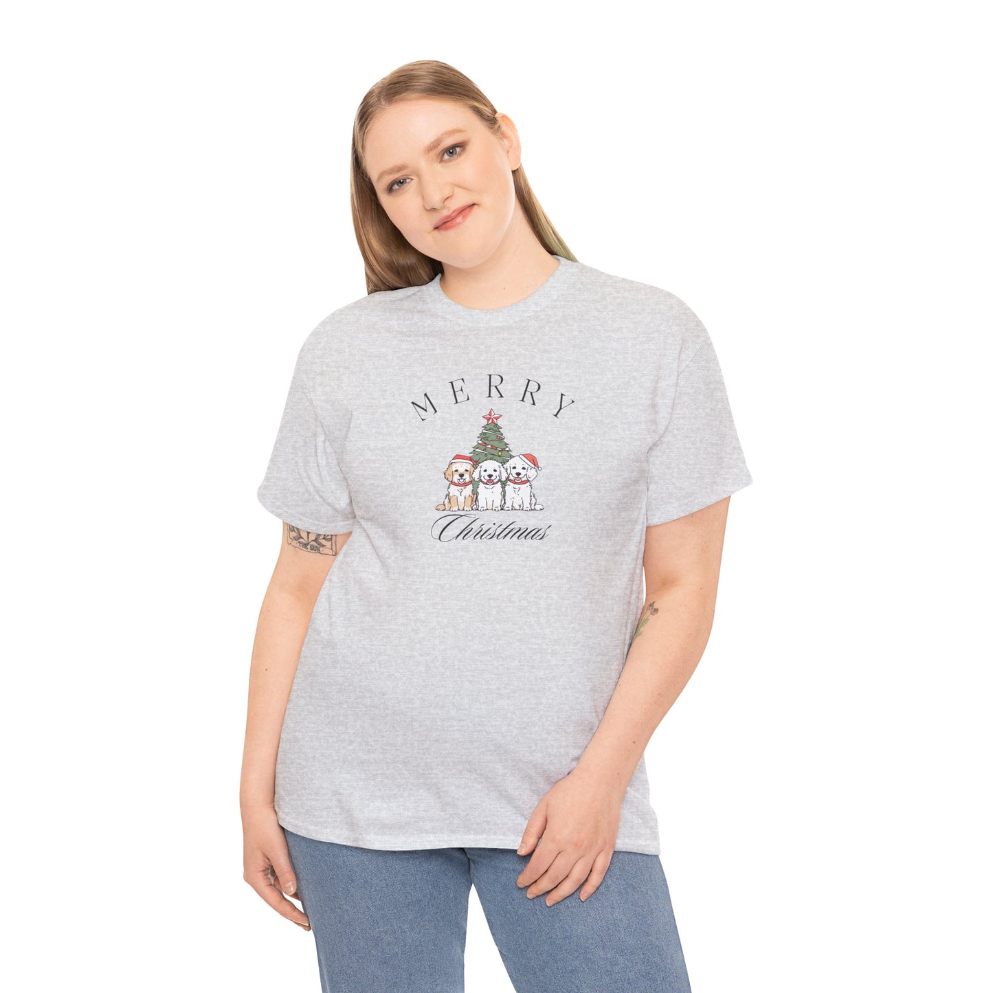 Merry Christmas Puppies Unisex Tee