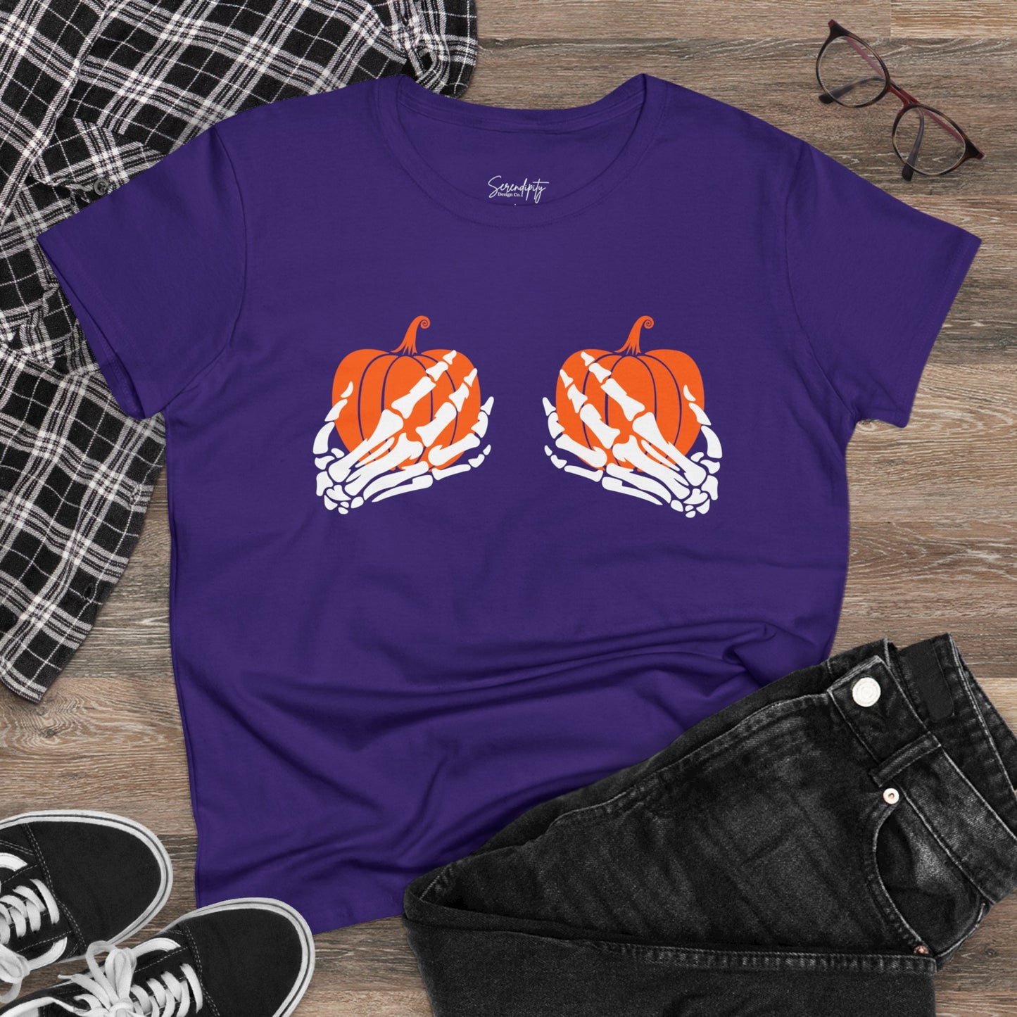 Pumpkin Grab Baby Tee