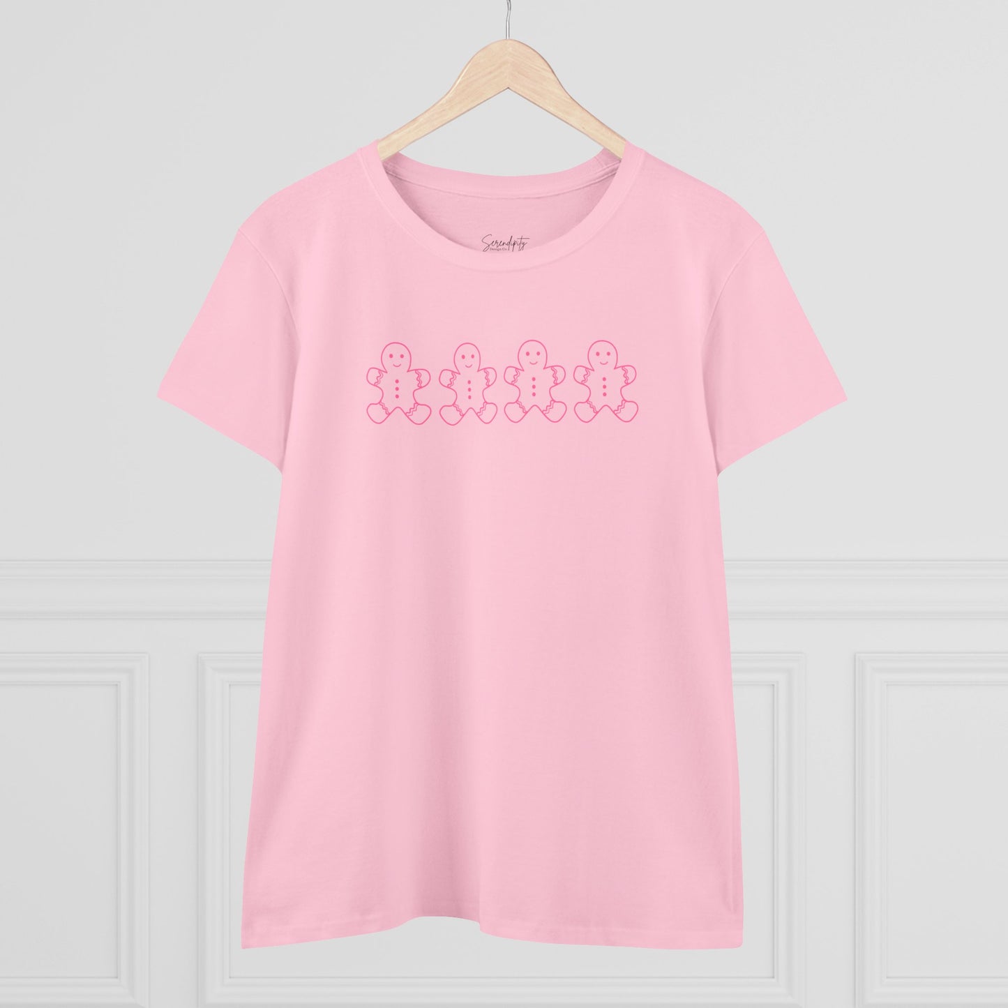 Pink Gingerbread Baby Tee