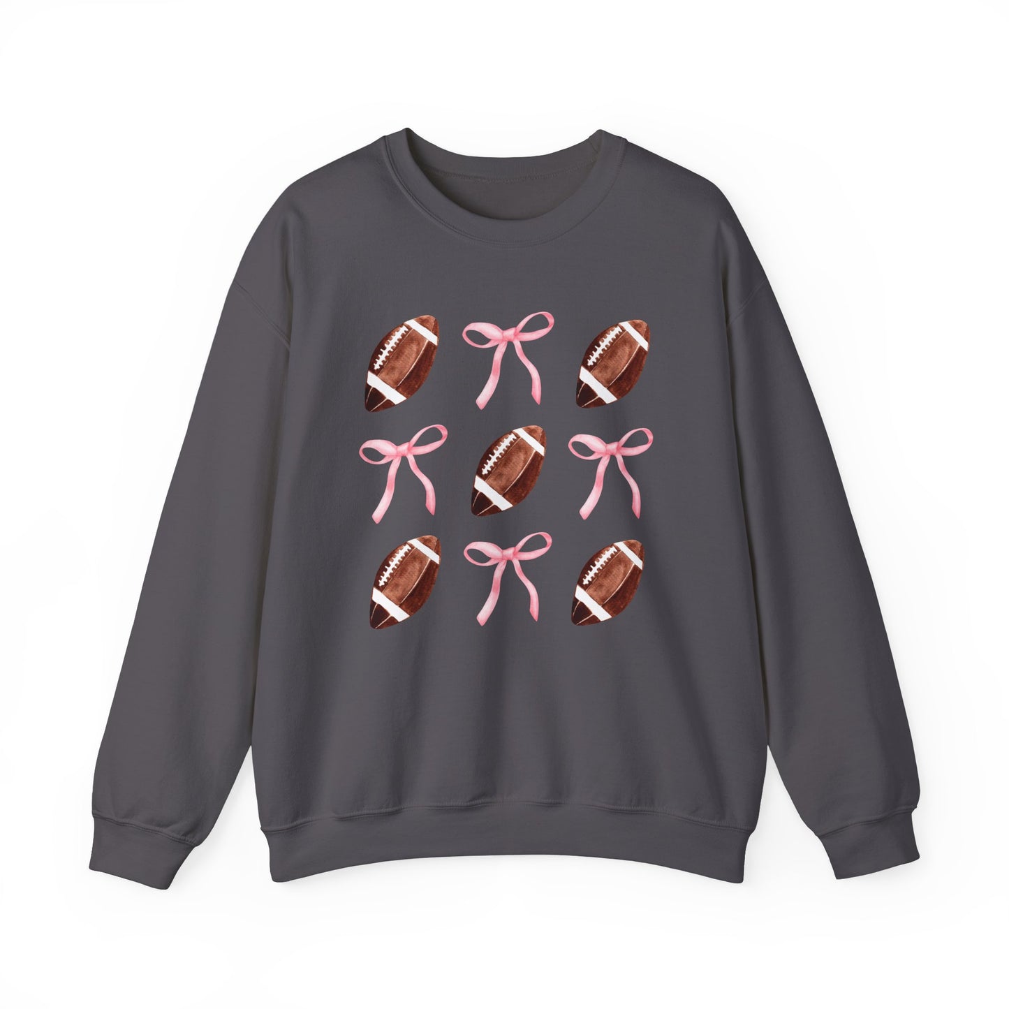 Football Bows Unisex Crewneck