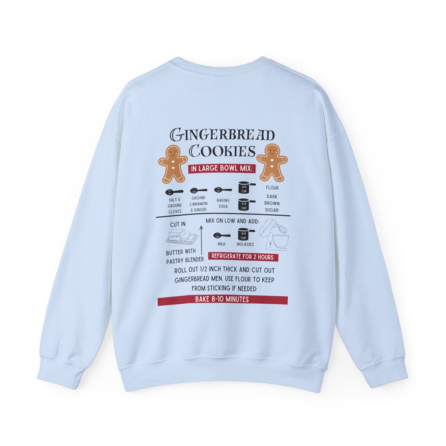 Gingerbread Cookie Recipe Unisex Crewneck